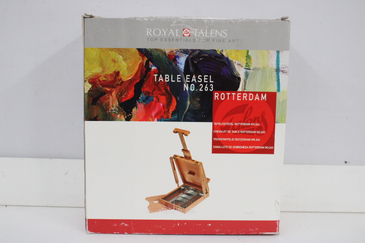 Tafelezel met acrylverf set en pastel potloden – foto 12 – kavel bij GSD Auctions, Zoeterwoude