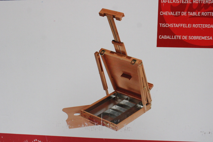 Tafelezel met acrylverf set en pastel potloden – foto 14 – kavel bij GSD Auctions, Zoeterwoude