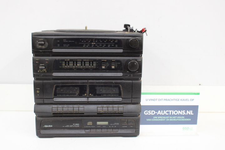 Technics stereo set - platenspeler en dubbele cassettespeler – kavel bij GSD Auctions, Zoeterwoude