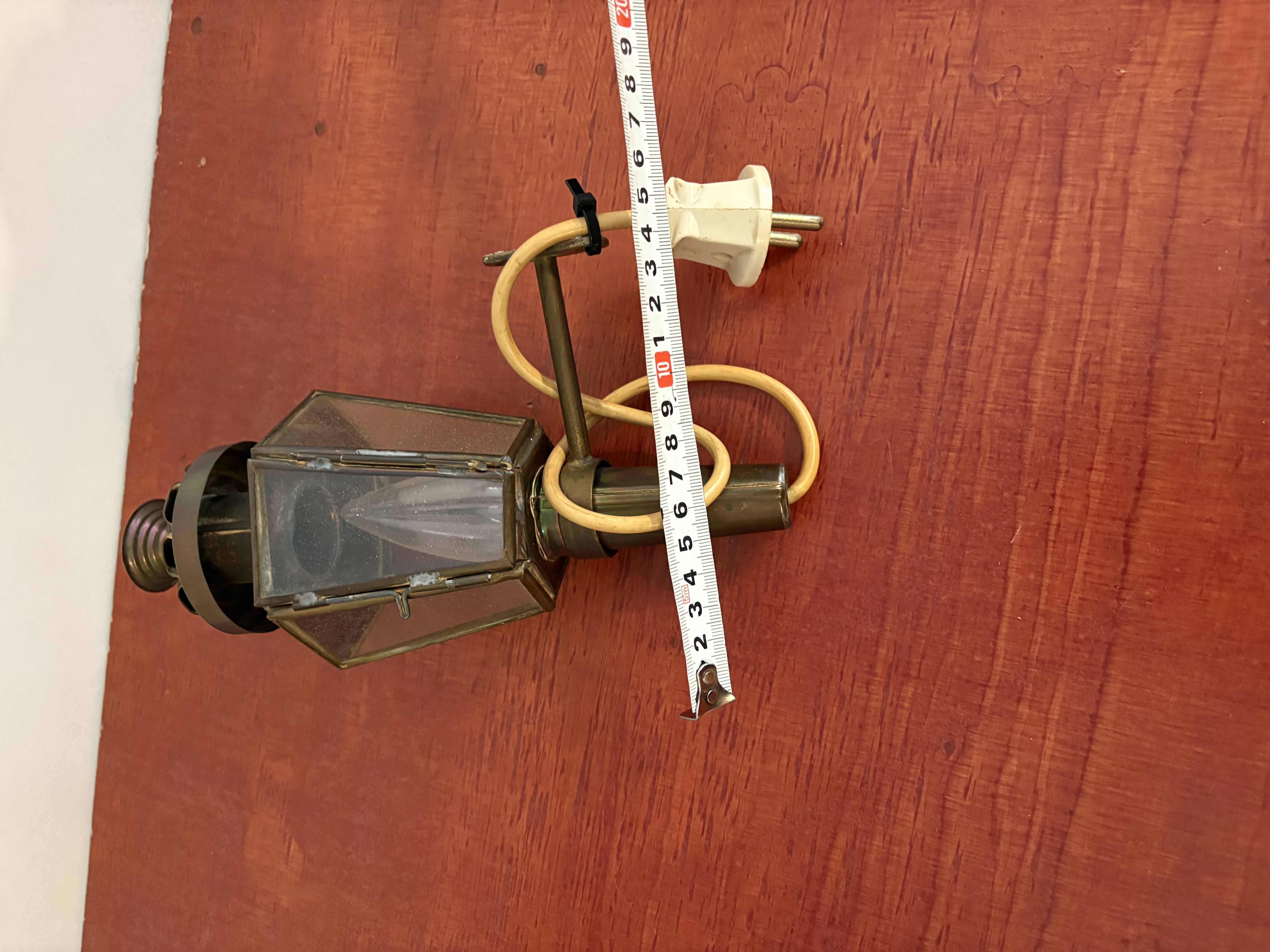Muur lamp koperen – foto 3 – kavel bij GSD Auctions, Zoeterwoude