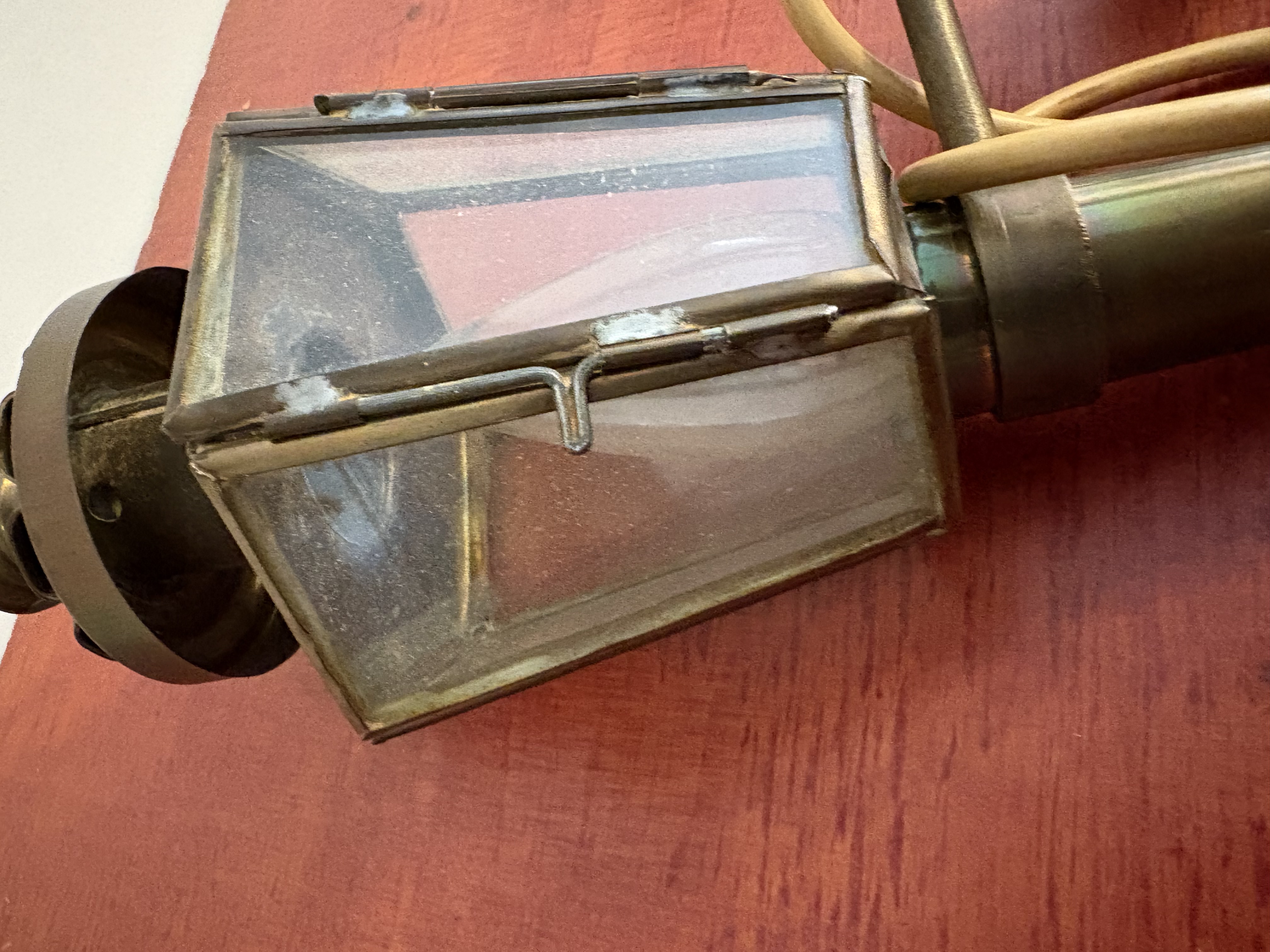 Muur lamp koperen – foto 4 – kavel bij GSD Auctions, Zoeterwoude