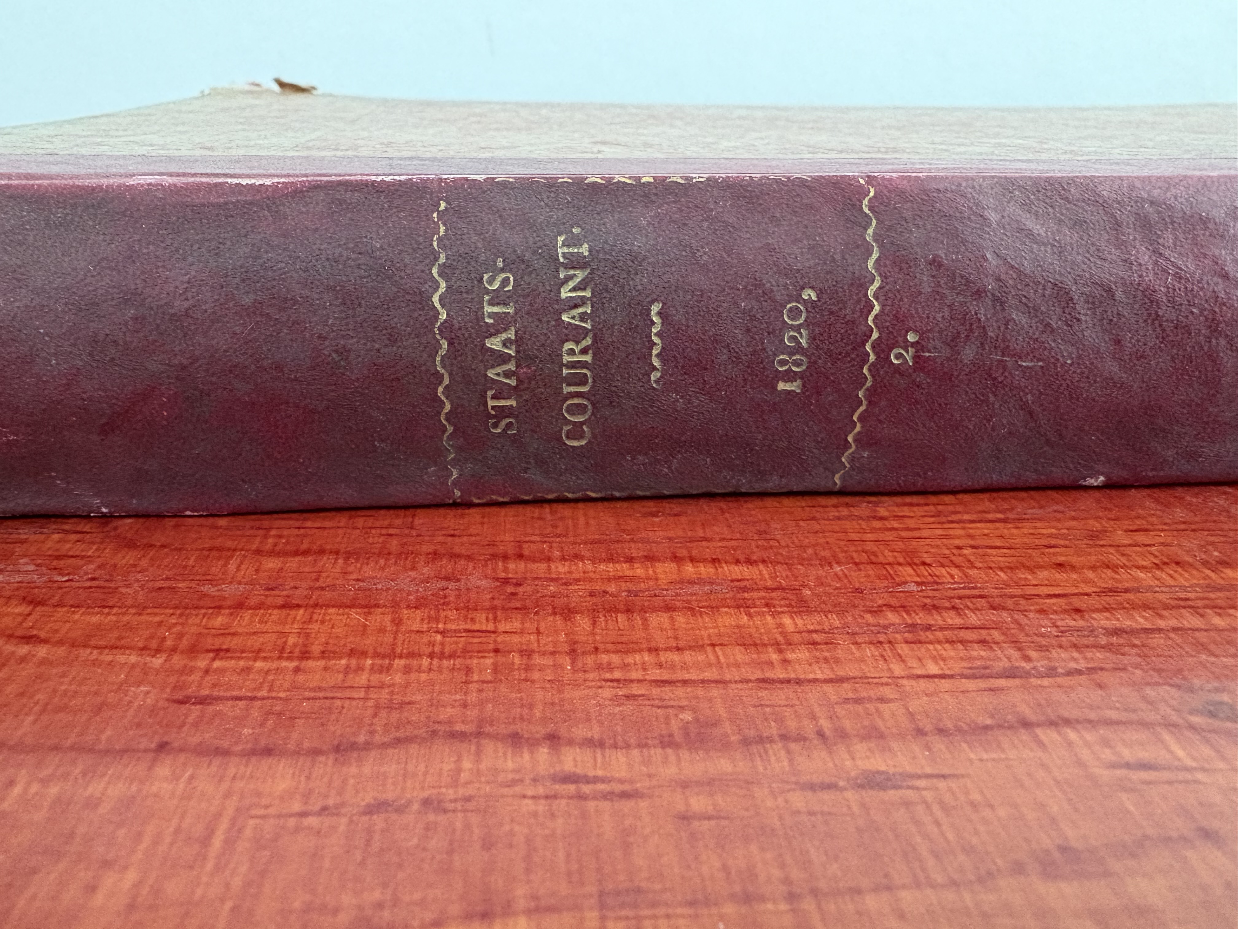 Staats Courant uit 1820 – foto 2 – kavel bij GSD Auctions, Zoeterwoude