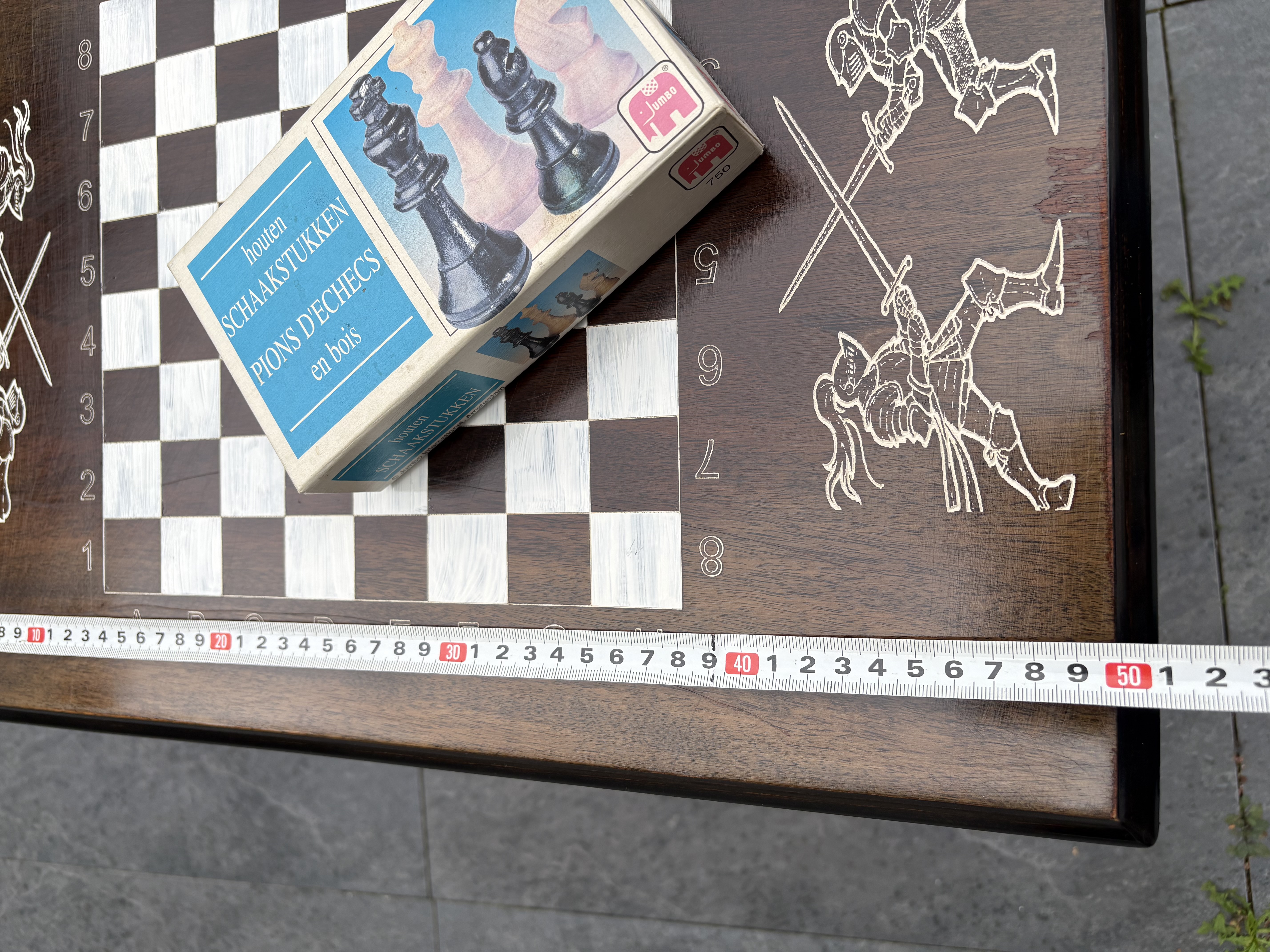 Schaakspel op tafel (nummer 7) – foto 15 – kavel bij GSD Auctions, Zoeterwoude