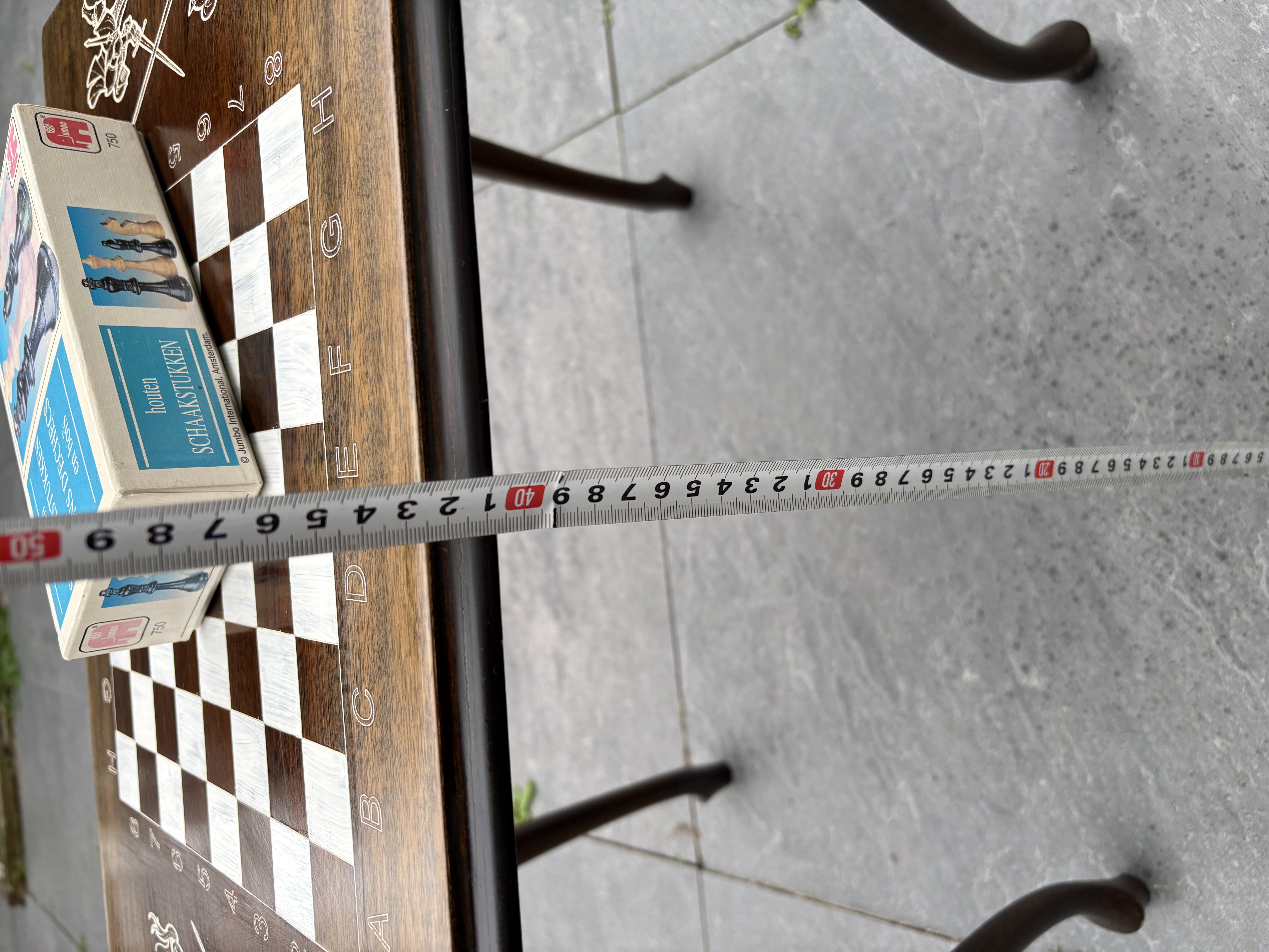 Schaakspel op tafel (nummer 7) – foto 11 – kavel bij GSD Auctions, Zoeterwoude