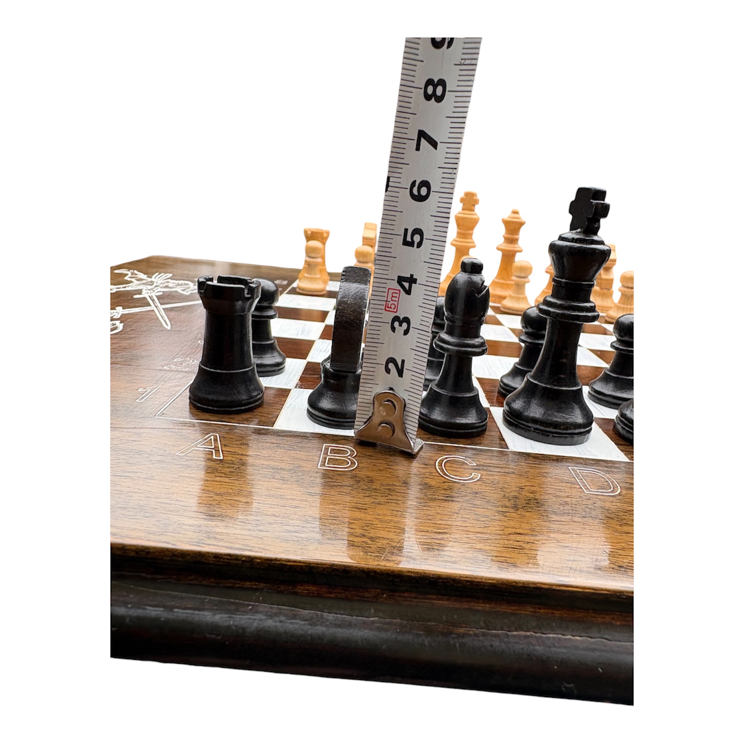 Schaakspel op tafel (nummer 7) – foto 4 – kavel bij GSD Auctions, Zoeterwoude