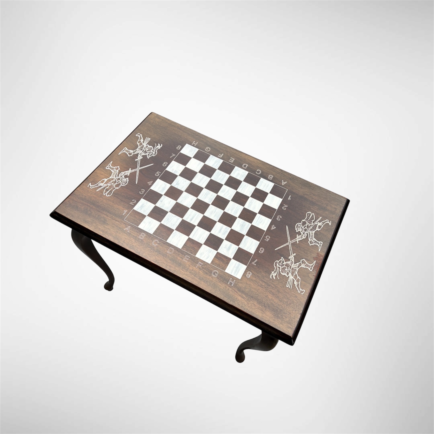 Schaakspel op tafel (nummer 7) – foto 6 – kavel bij GSD Auctions, Zoeterwoude