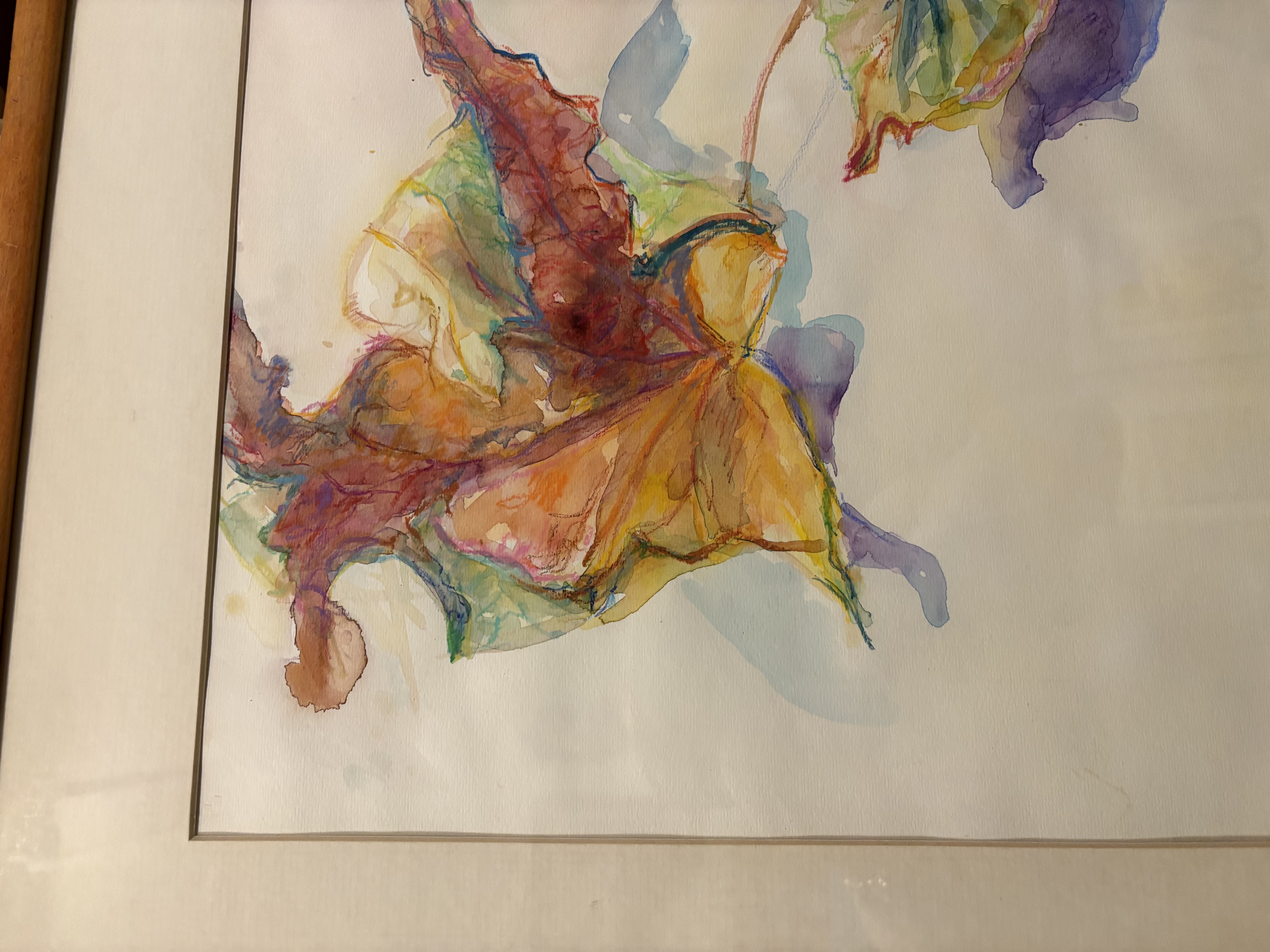 Aquarel schilderij "Een wilde bloem" gesignaleerd – foto 3 – kavel bij GSD Auctions, Zoeterwoude
