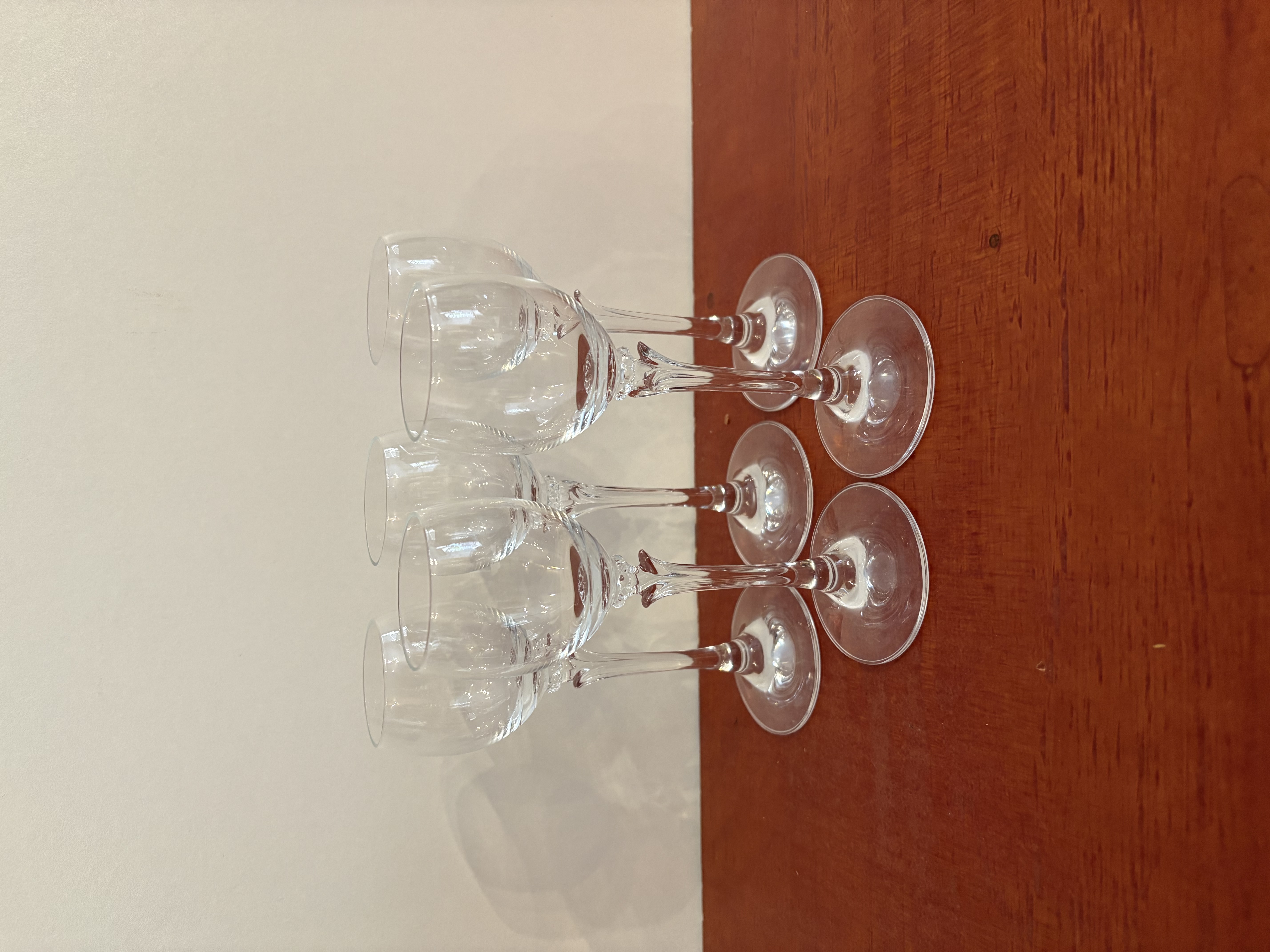 5 kristallen wodka glazen greep met tulp – kavel bij GSD Auctions, Zoeterwoude