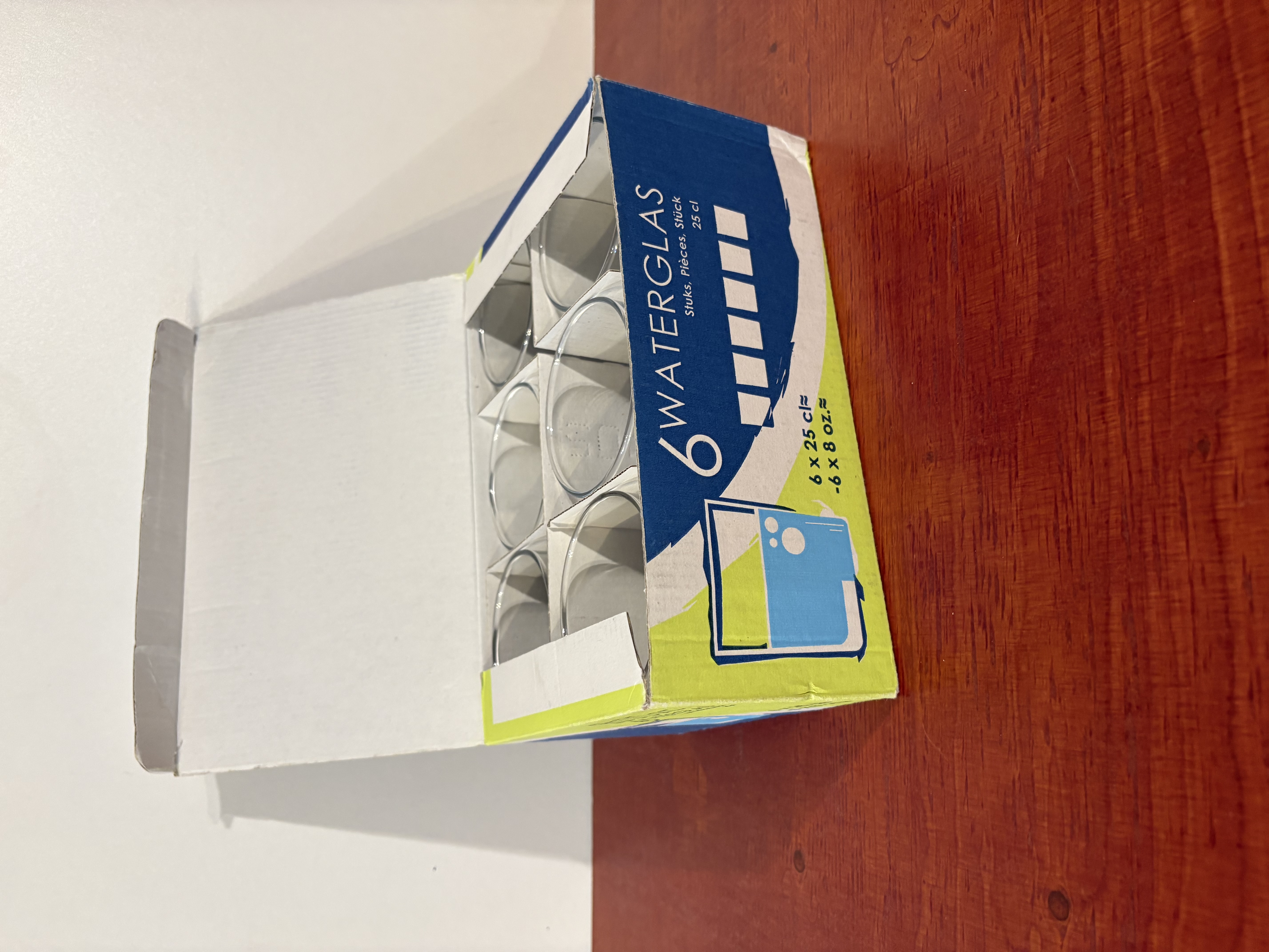 6 waterglazen – kavel bij GSD Auctions, Zoeterwoude
