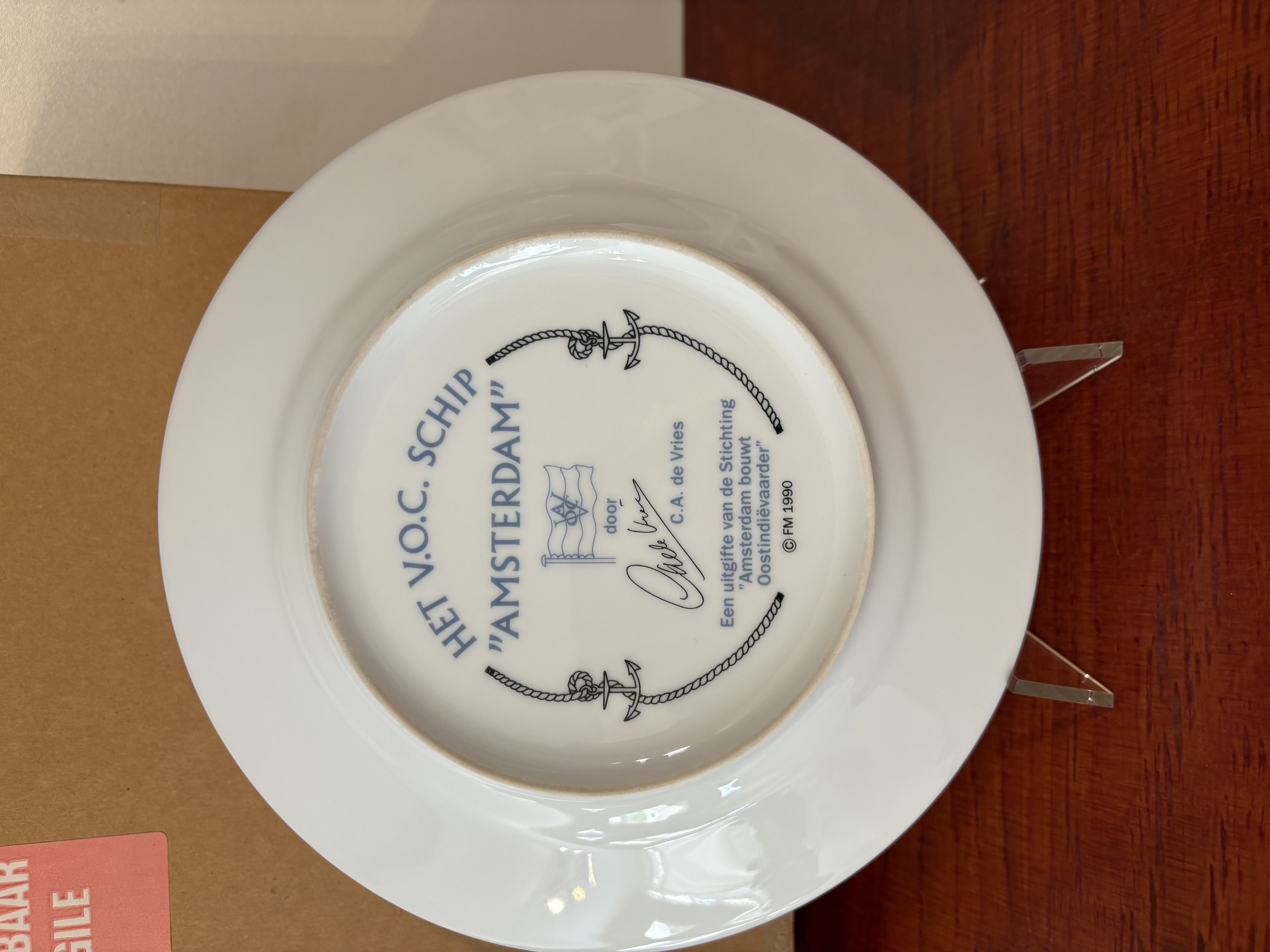 The Franklin Mint Schip wandbord "Amsterdam" – foto 8 – kavel bij GSD Auctions, Zoeterwoude