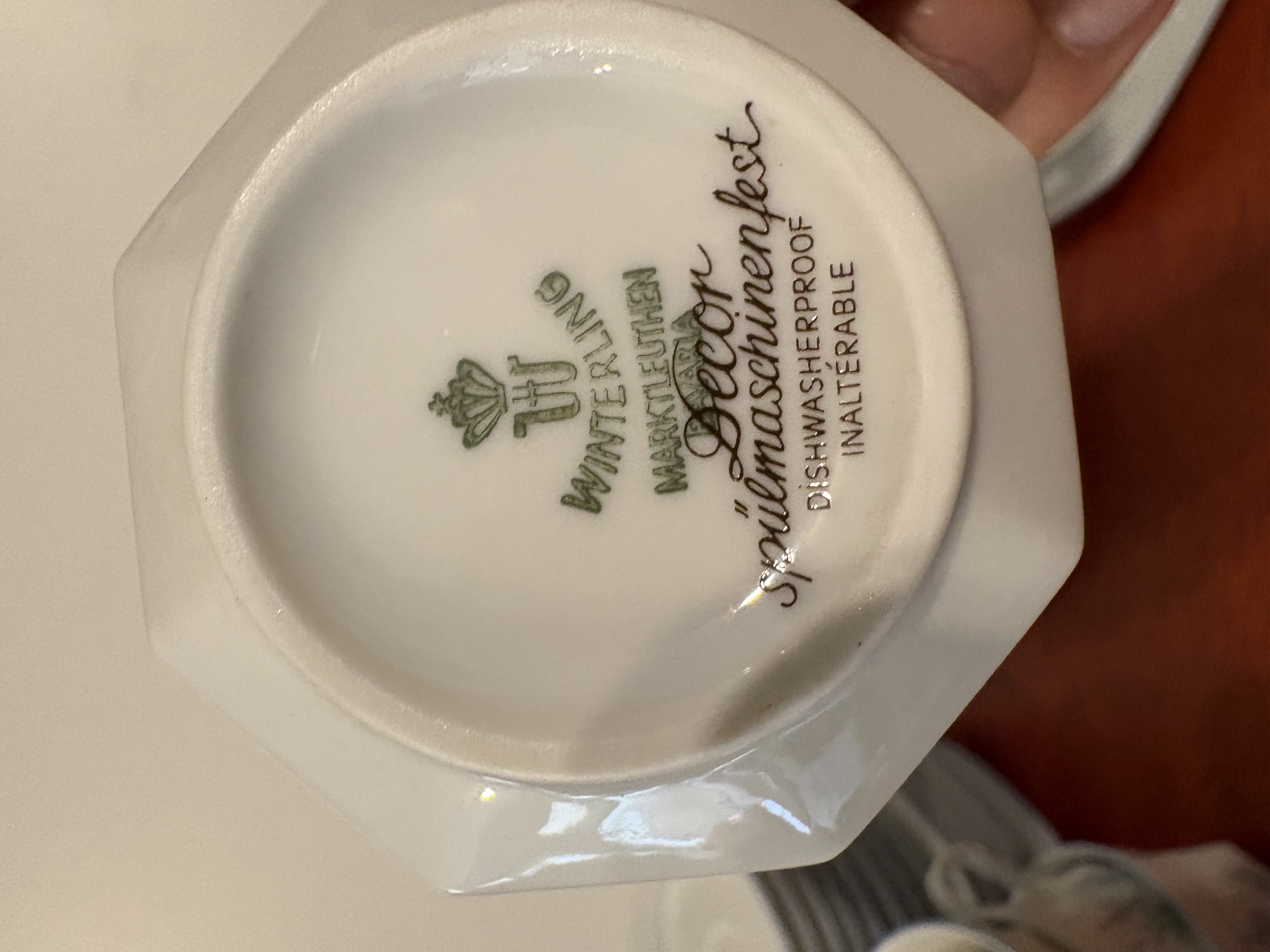 Porseleinen 8 persoons servies Zwan "Bavaria" – foto 11 – kavel bij GSD Auctions, Zoeterwoude
