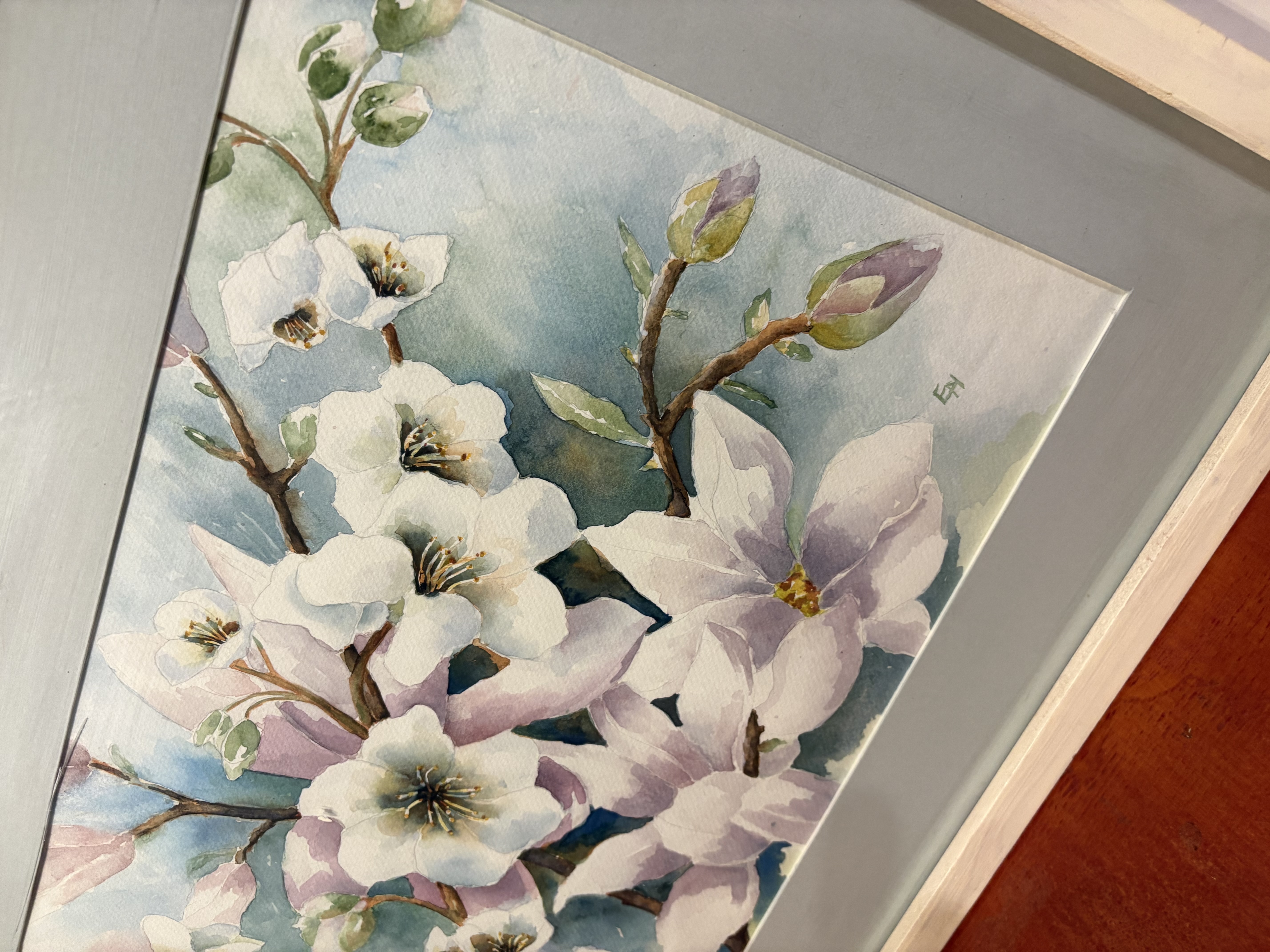 Aquarel Schilderij van Bloemen van 2 kunstenaar – foto 3 – kavel bij GSD Auctions, Zoeterwoude