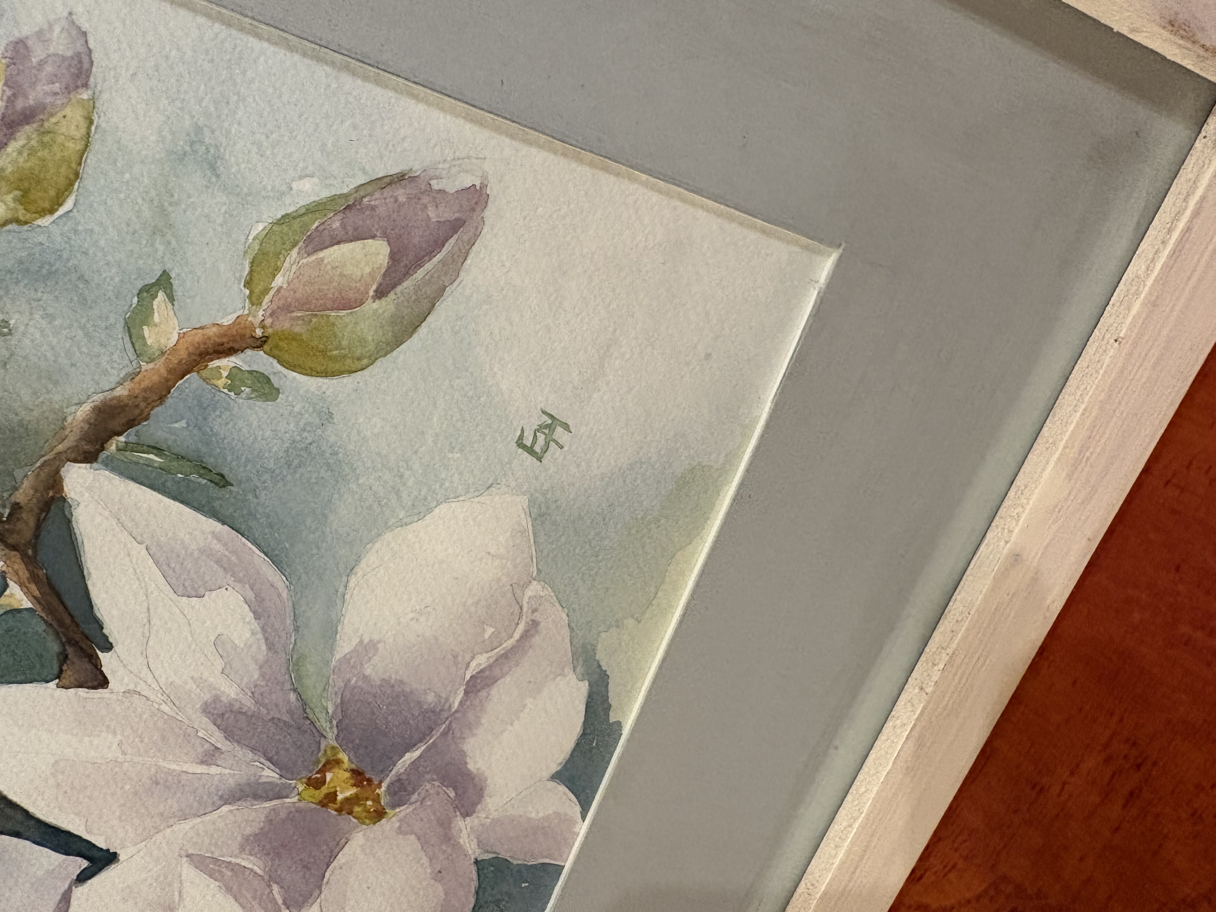 Aquarel Schilderij van Bloemen van 2 kunstenaar – foto 4 – kavel bij GSD Auctions, Zoeterwoude