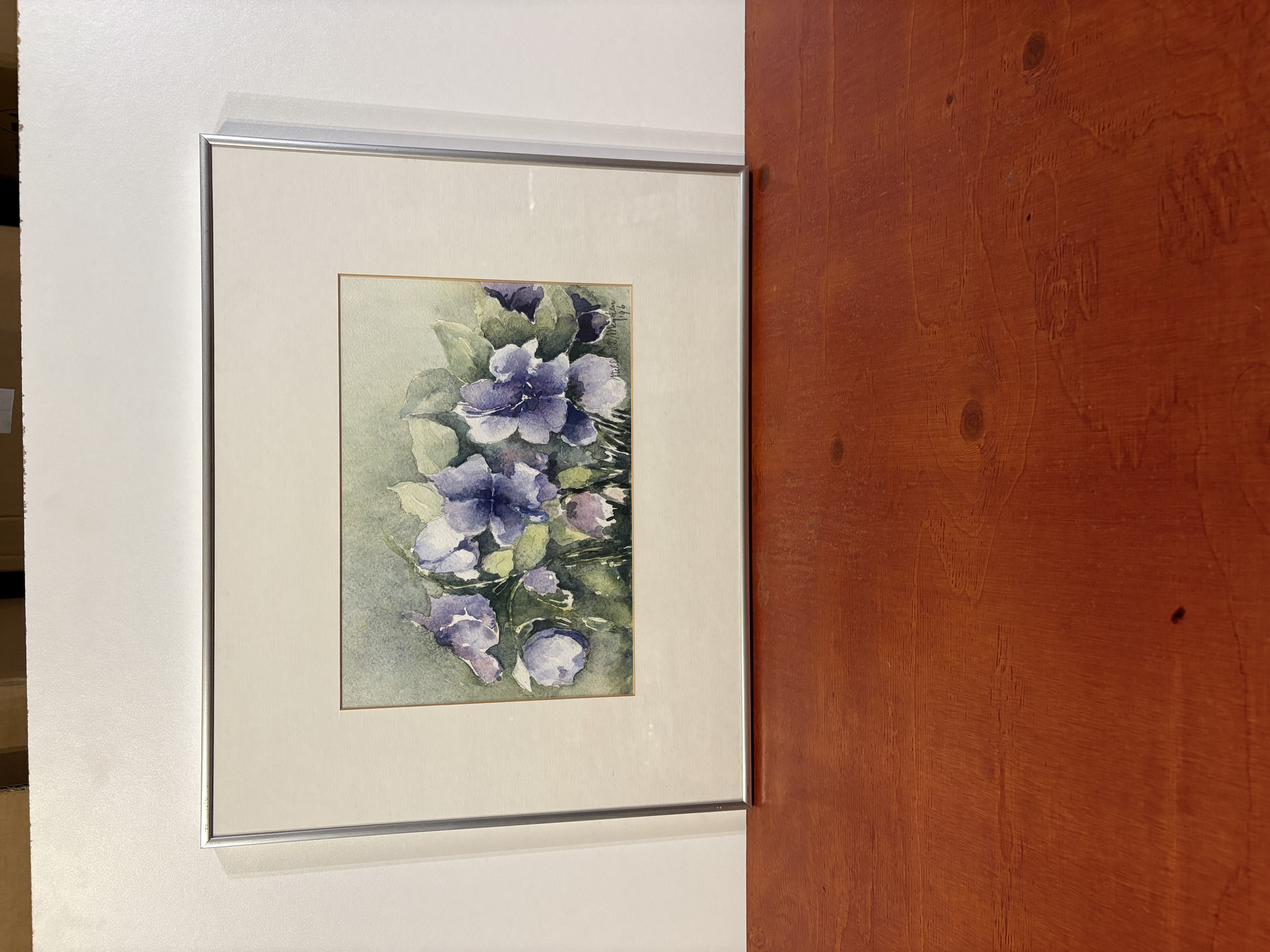 Aquarel Schilderij van Bloemen van 2 kunstenaar – foto 2 – kavel bij GSD Auctions, Zoeterwoude