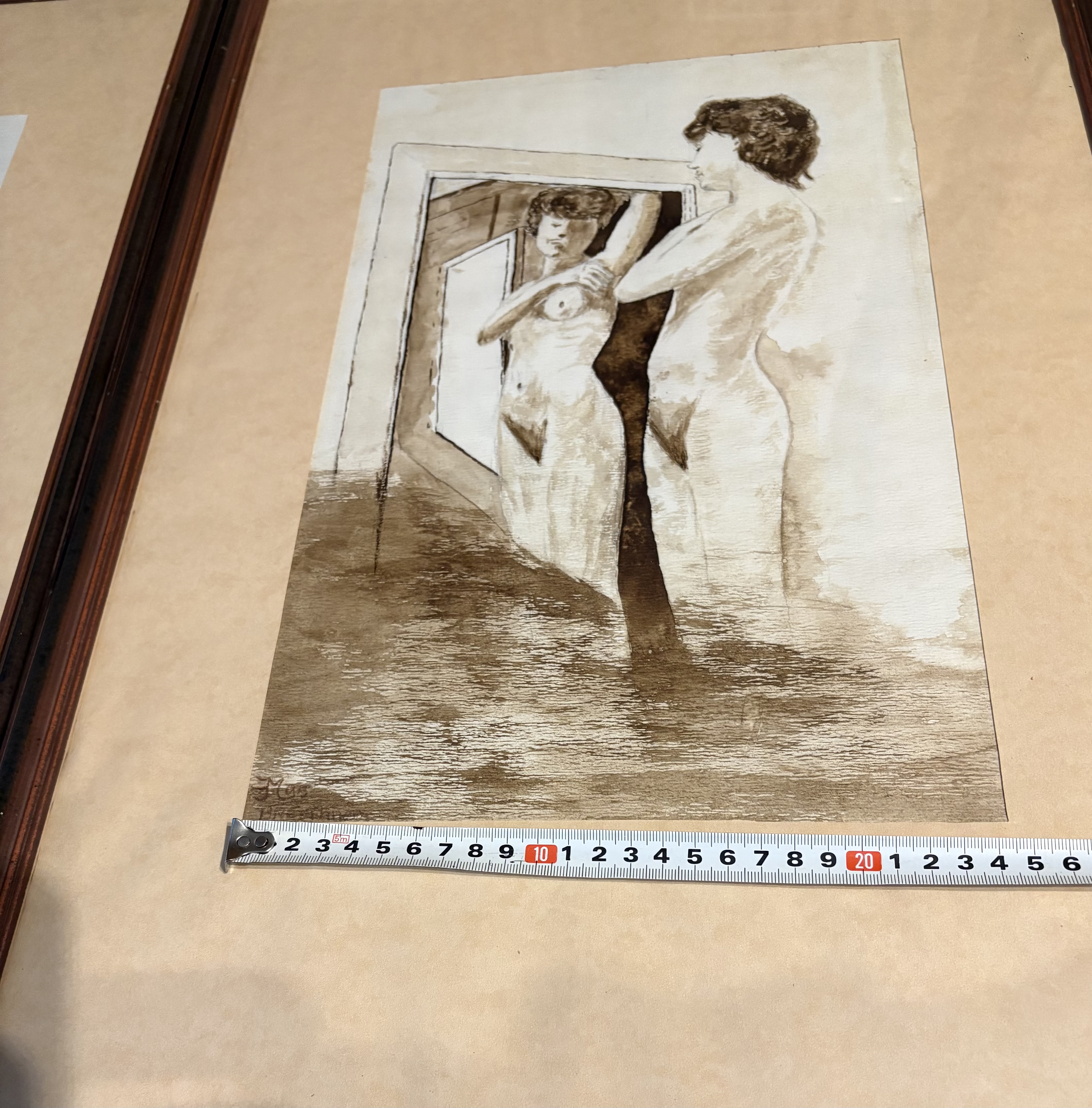 2 naakte figuren gesignaleerd Niet goed leesbaar – foto 13 – kavel bij GSD Auctions, Zoeterwoude