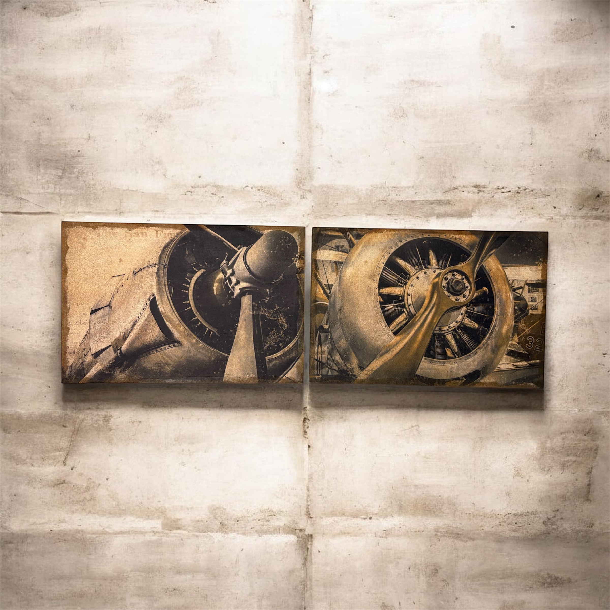 Vliegtuig schilderij modern in lijst – foto 2 – kavel bij GSD Auctions, Zoeterwoude