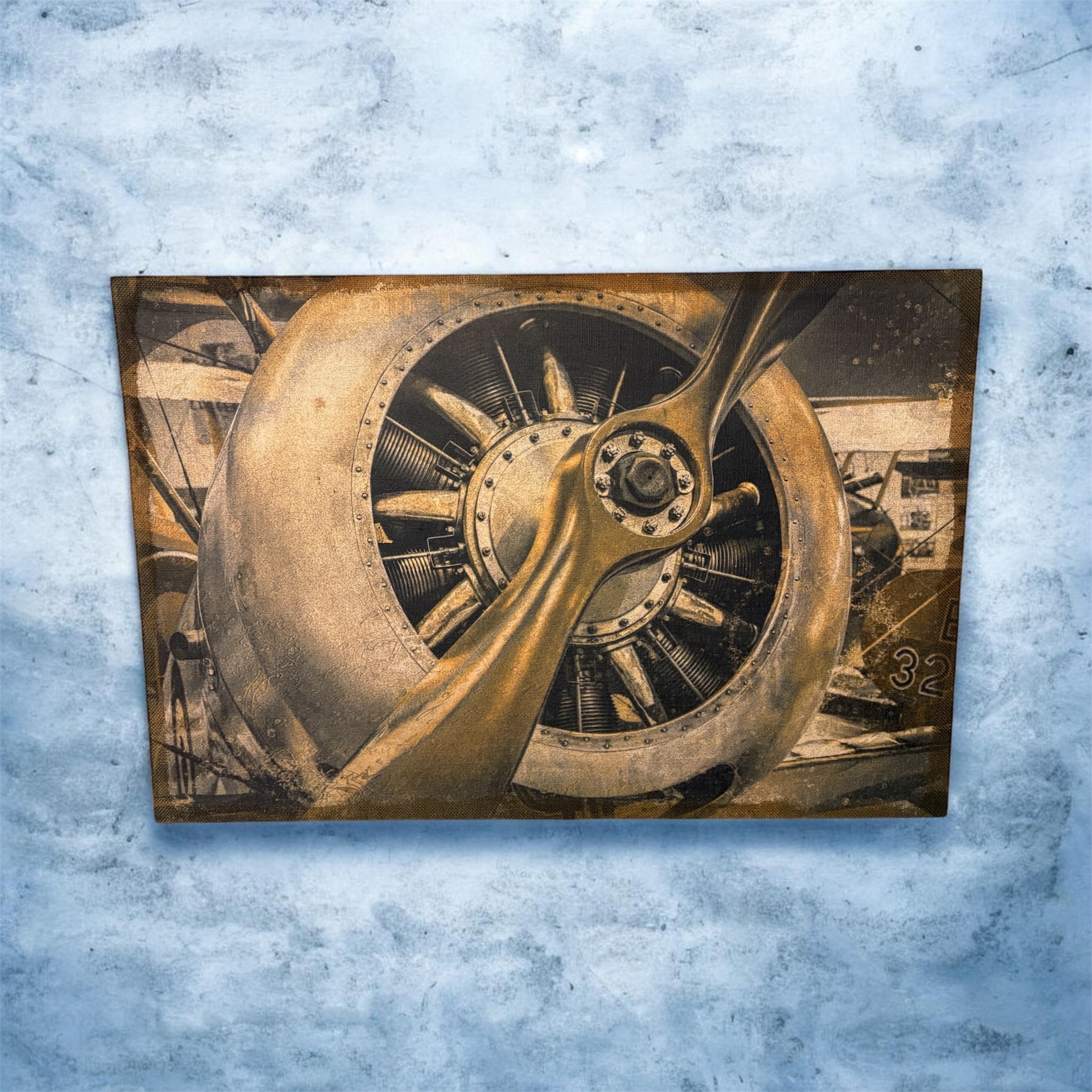 Vliegtuig schilderij modern in lijst – foto 5 – kavel bij GSD Auctions, Zoeterwoude