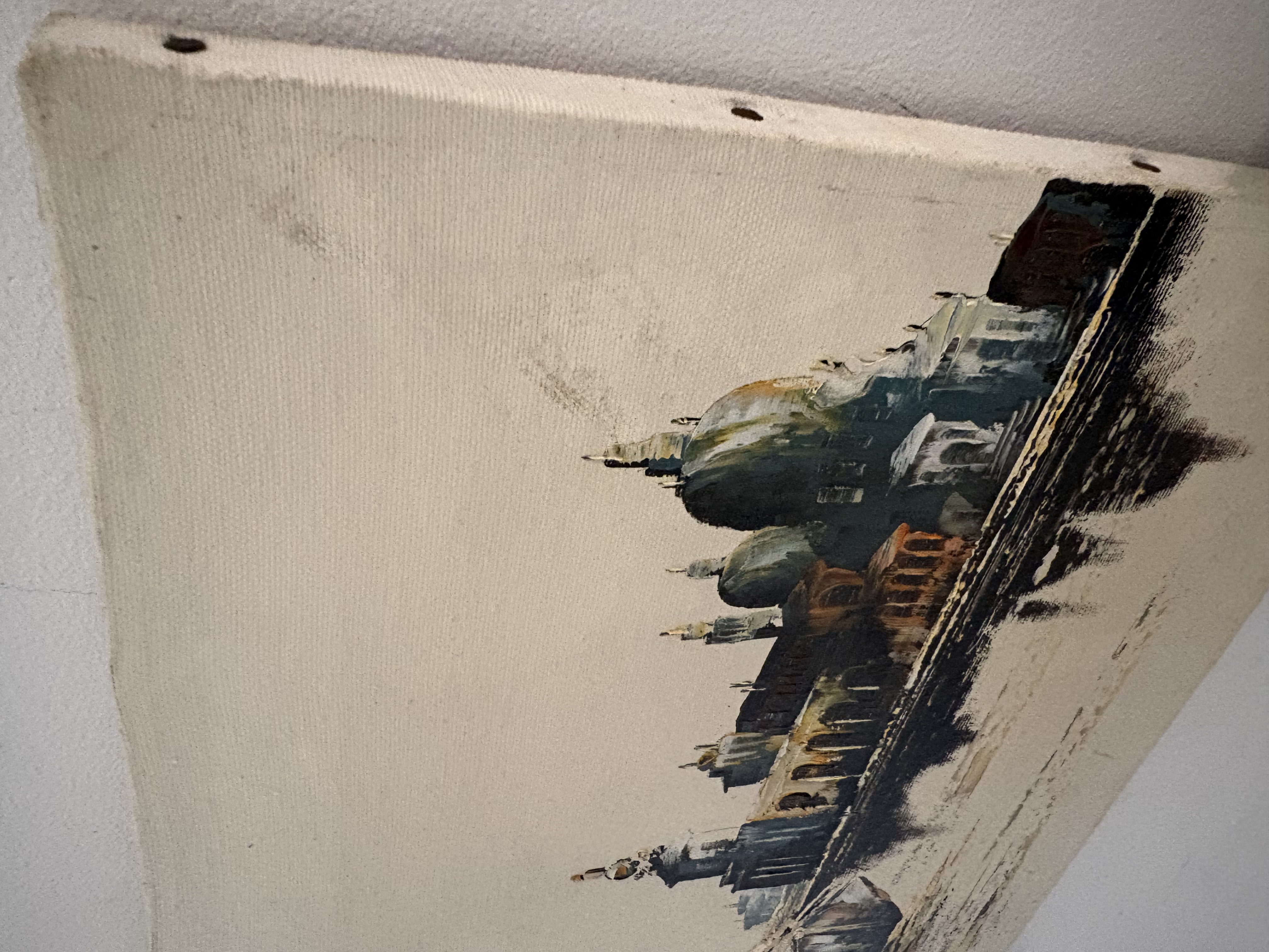 Olieverf schilderij “uitzicht Venetia” – foto 4 – kavel bij GSD Auctions, Zoeterwoude