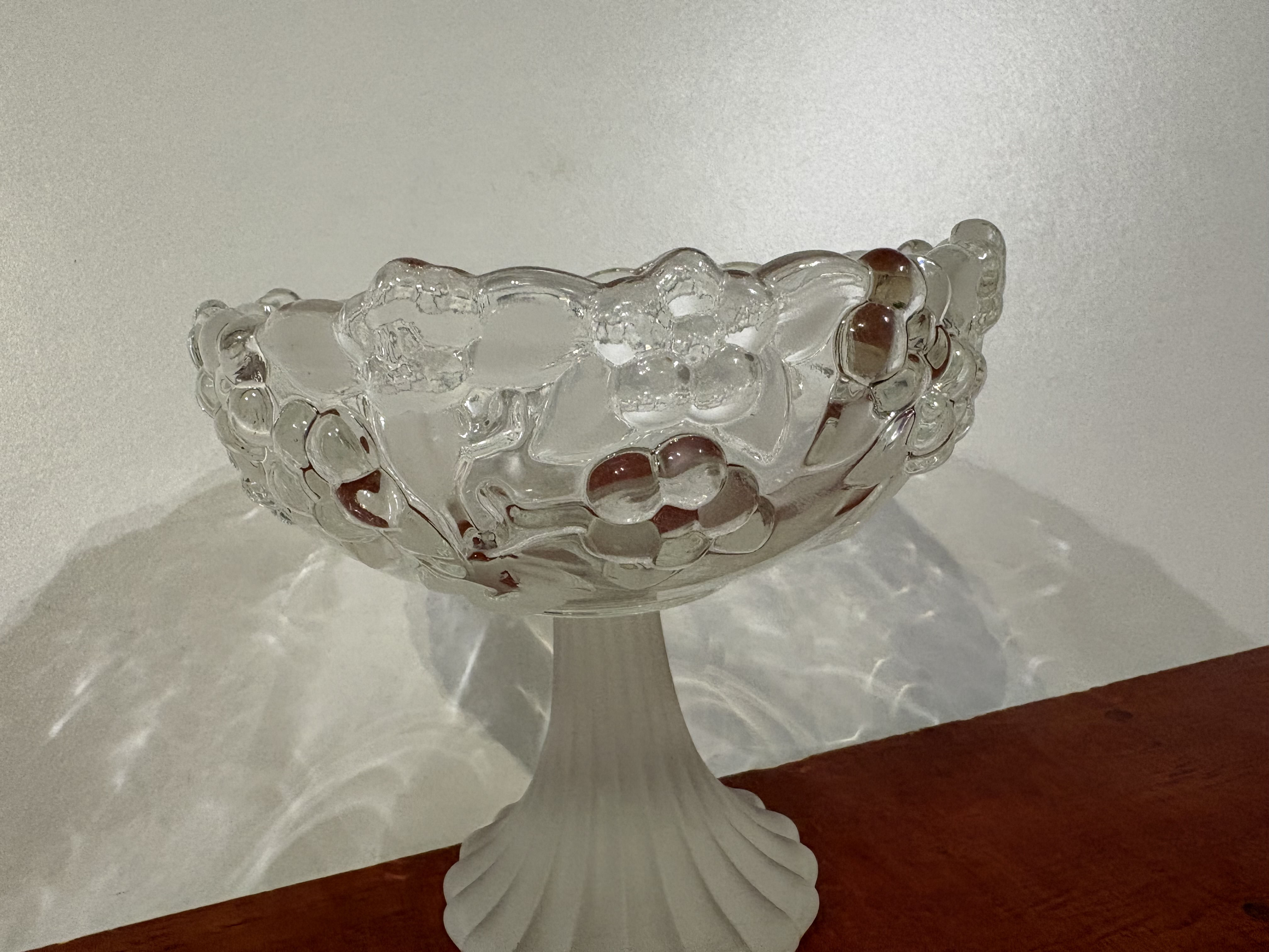 Walther Glas "Carmen Satin" kristallen schaal op voet – foto 8 – kavel bij GSD Auctions, Zoeterwoude