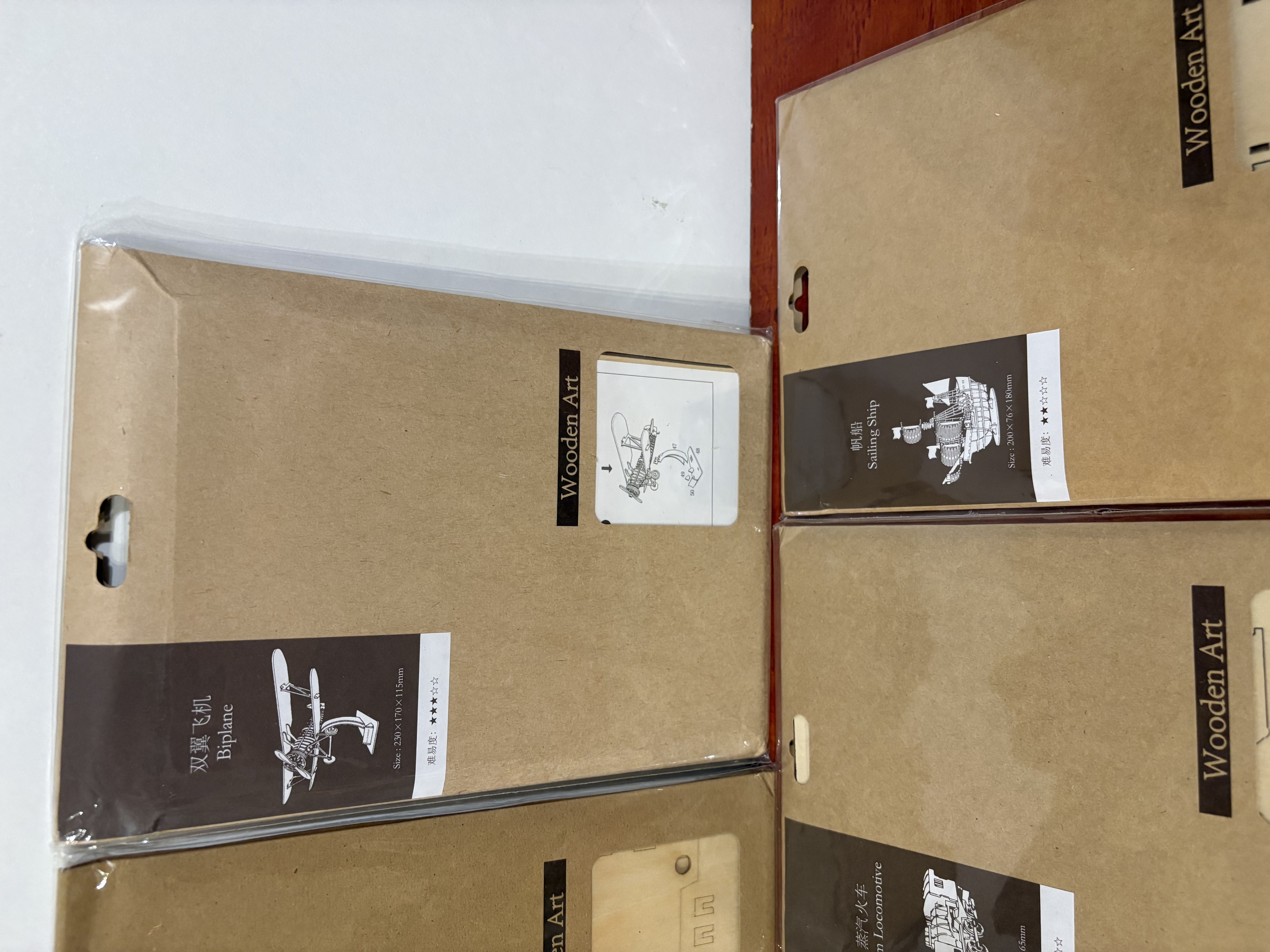 Houten 3D puzzels 5 stuks nieuwe – foto 3 – kavel bij GSD Auctions, Zoeterwoude