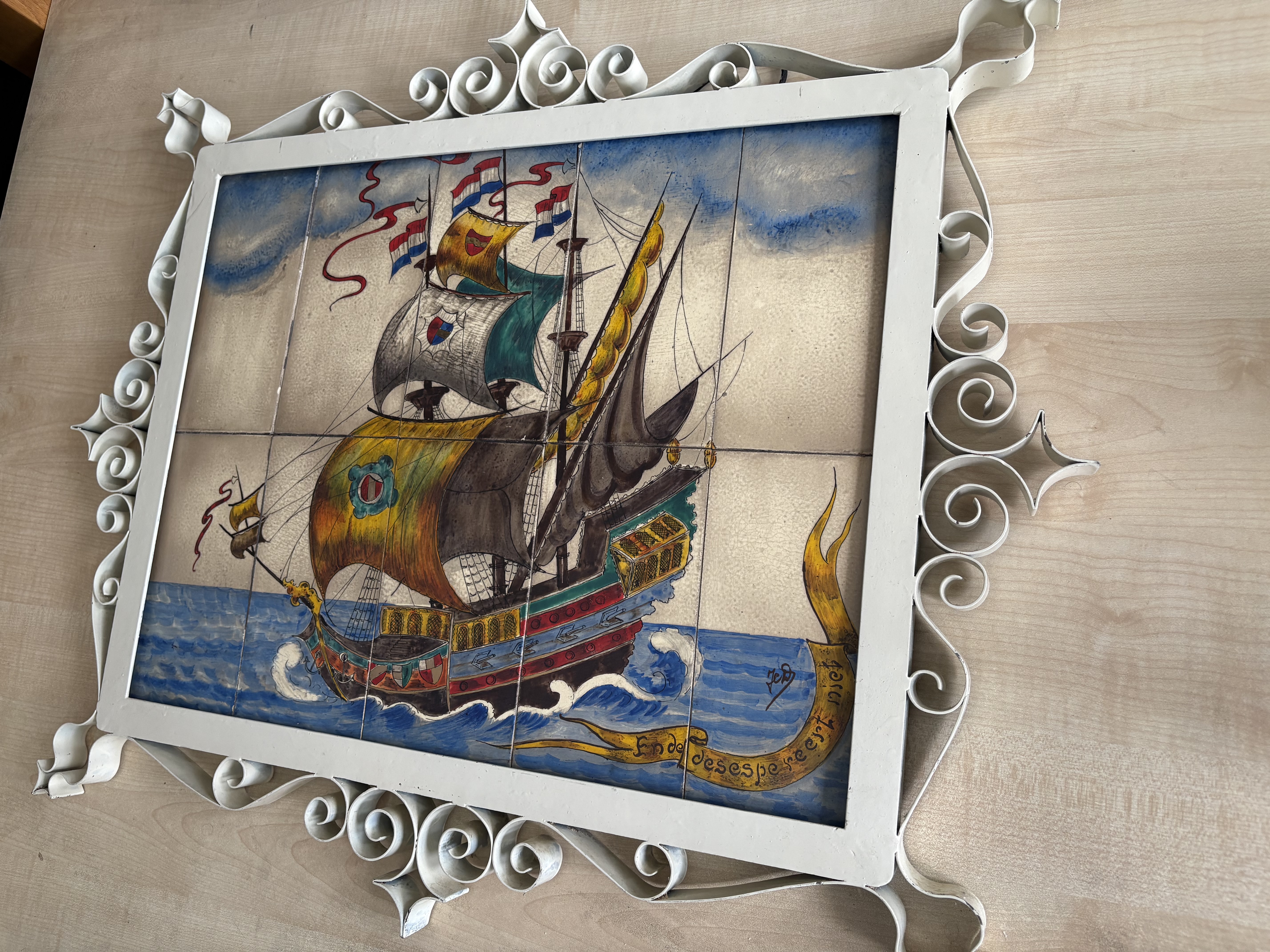 Antieke tegelpaneel van 10 tegels – foto 17 – kavel bij GSD Auctions, Zoeterwoude