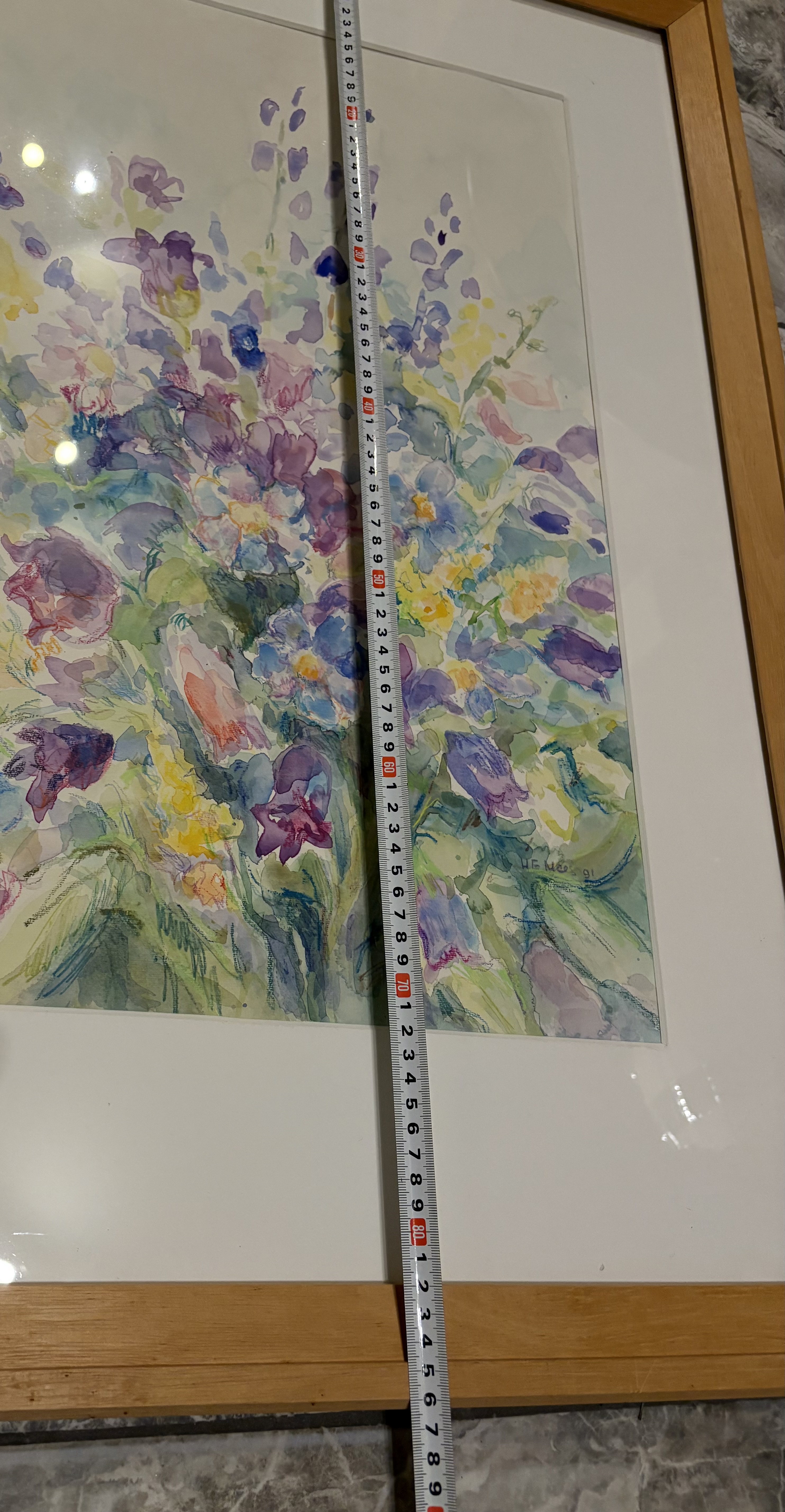 Aquarel schilderij "Een boeket wilde bloemen" gesignaleerd – foto 10 – kavel bij GSD Auctions, Zoeterwoude