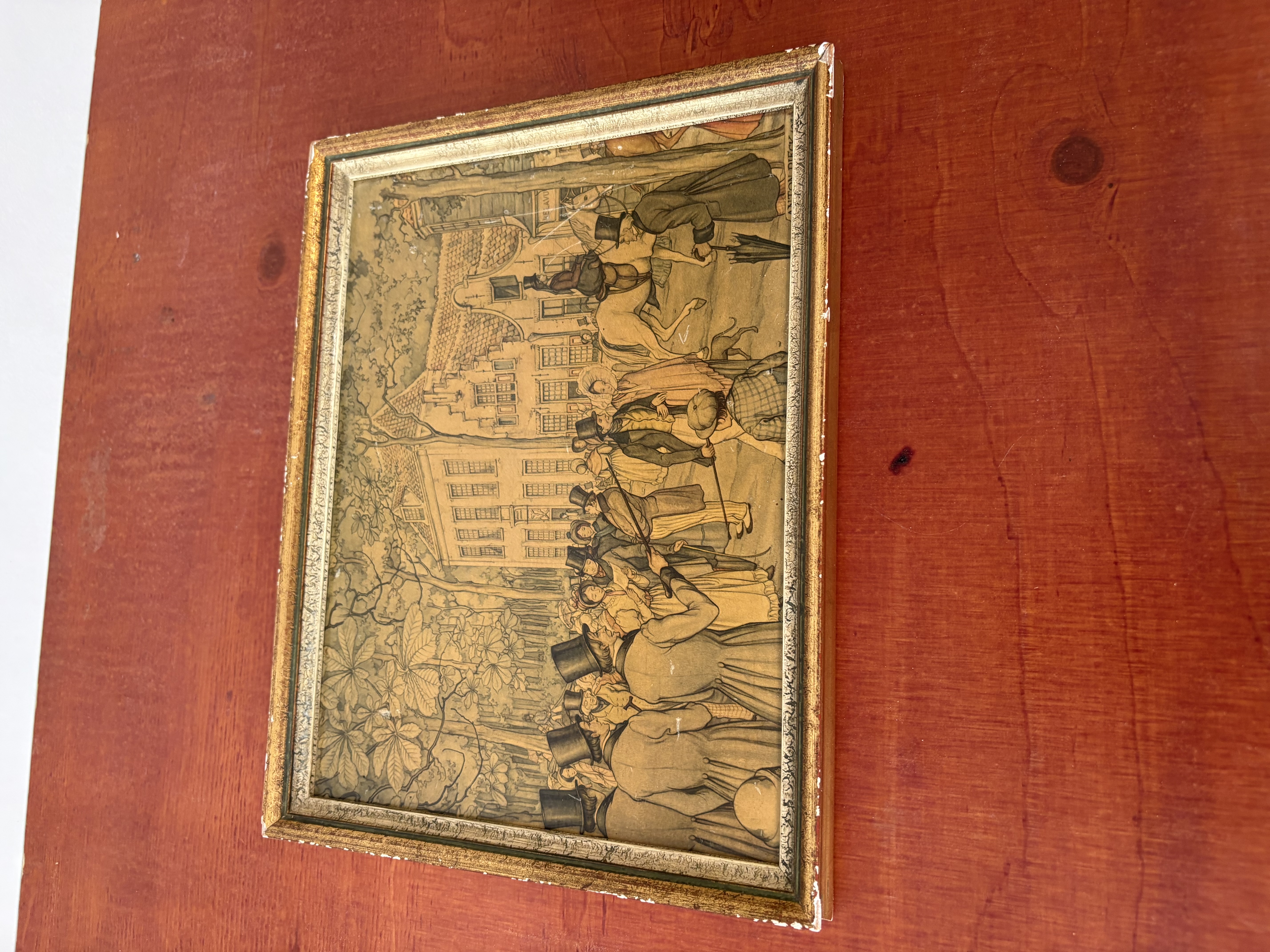 Oude ets Schilderij Anton Pieck – foto 5 – kavel bij GSD Auctions, Zoeterwoude