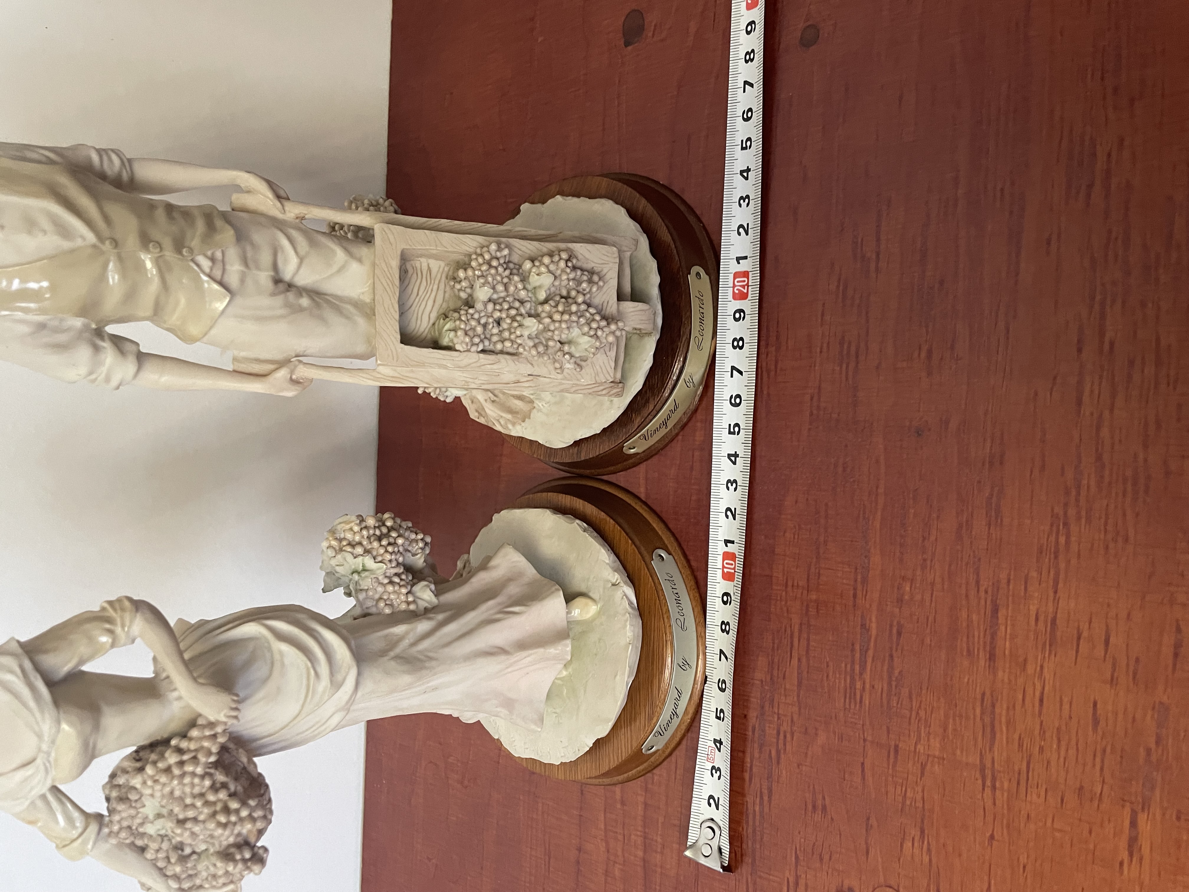 Vintage 2 decoratieve ornamenten van de Leonardo-collectie “Vineyard” – foto 8 – kavel bij GSD Auctions, Zoeterwoude
