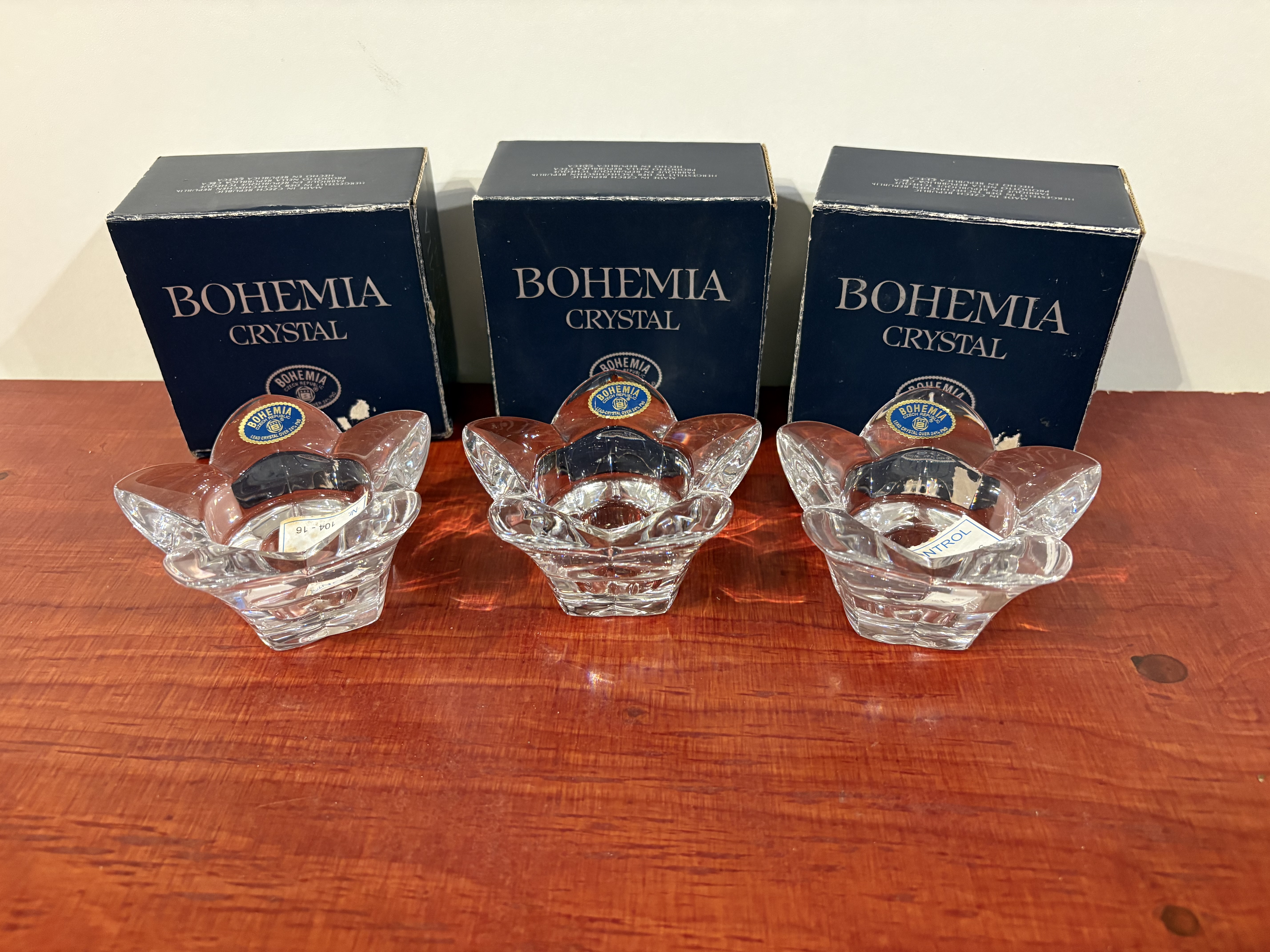 Theelicht houder kristallen #Bohemia# – foto 2 – kavel bij GSD Auctions, Zoeterwoude