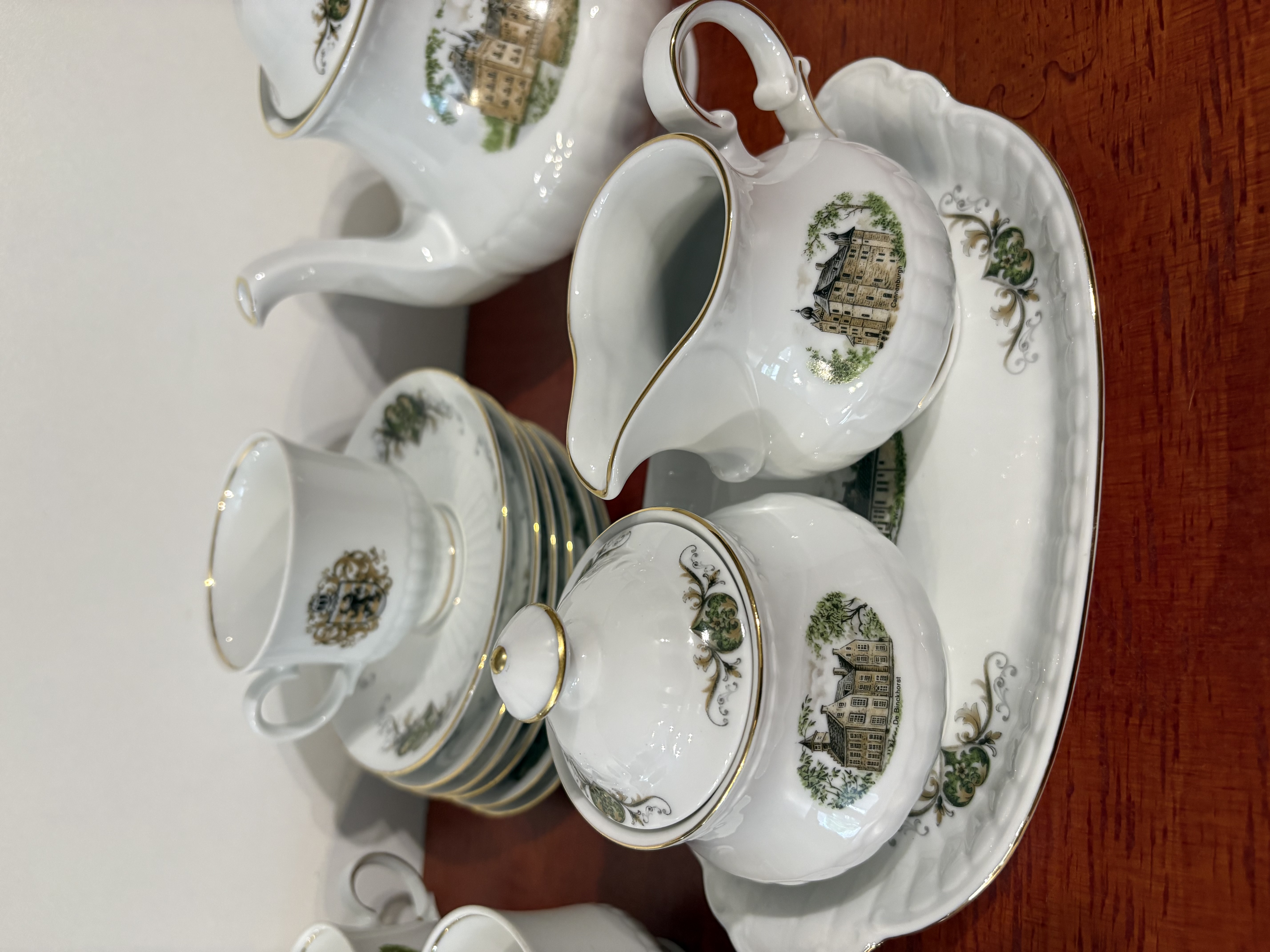 Porseleinen 6 persoons thee set Bavaria – foto 4 – kavel bij GSD Auctions, Zoeterwoude