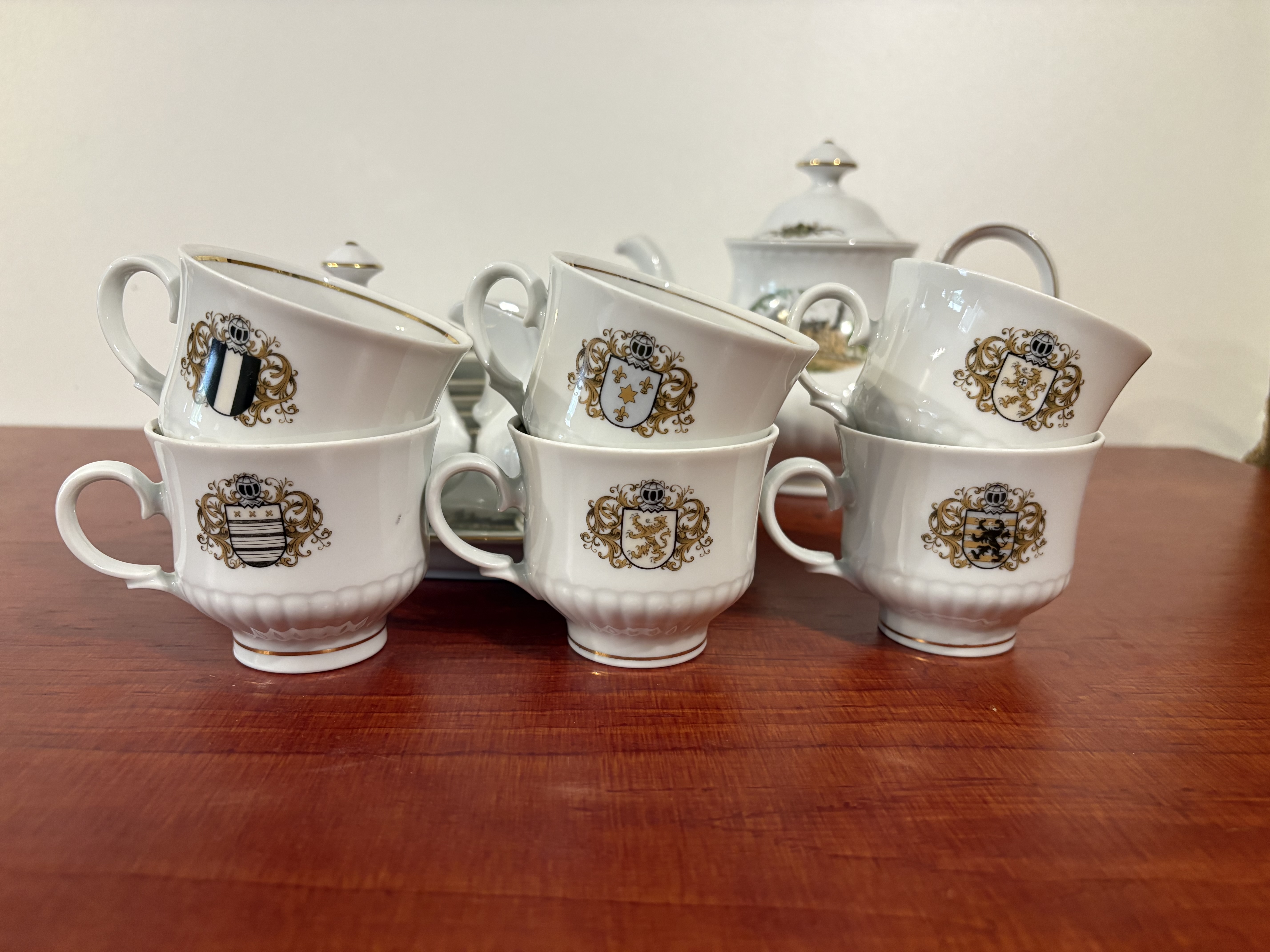 Porseleinen 6 persoons thee set Bavaria – foto 6 – kavel bij GSD Auctions, Zoeterwoude