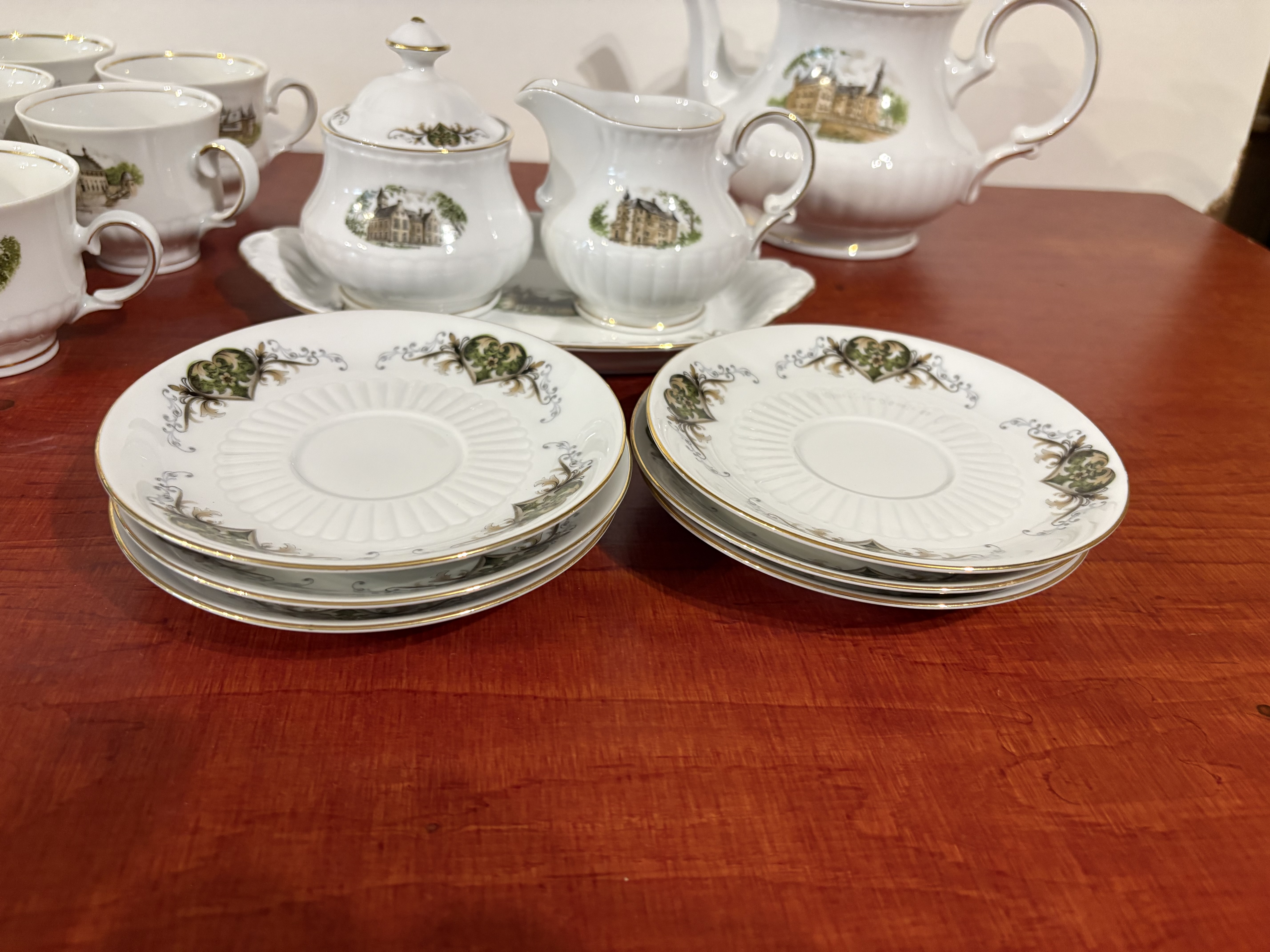 Porseleinen 6 persoons thee set Bavaria – foto 8 – kavel bij GSD Auctions, Zoeterwoude