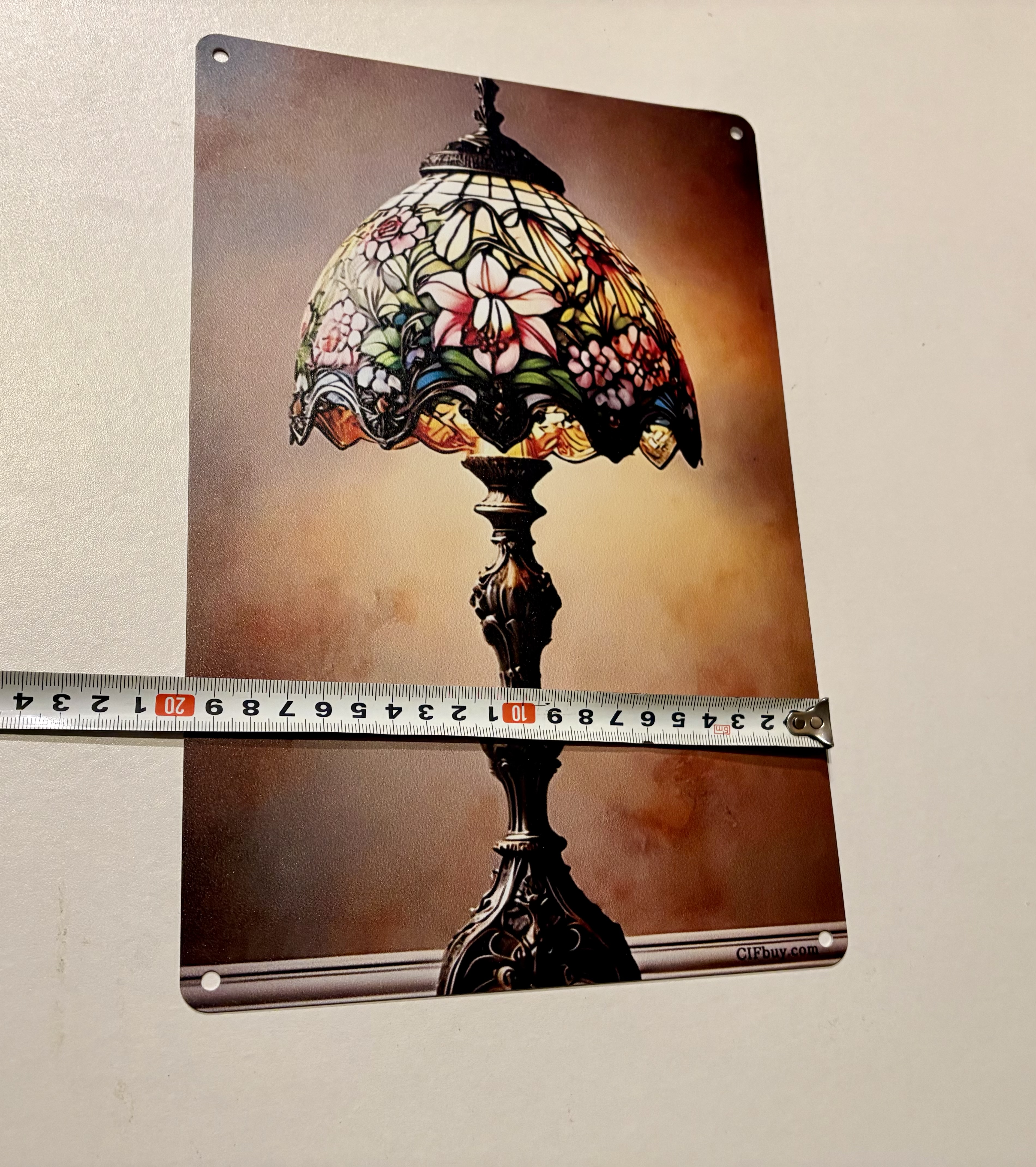 Tiffany lamp als Metalen muurplaat – foto 7 – kavel bij GSD Auctions, Zoeterwoude
