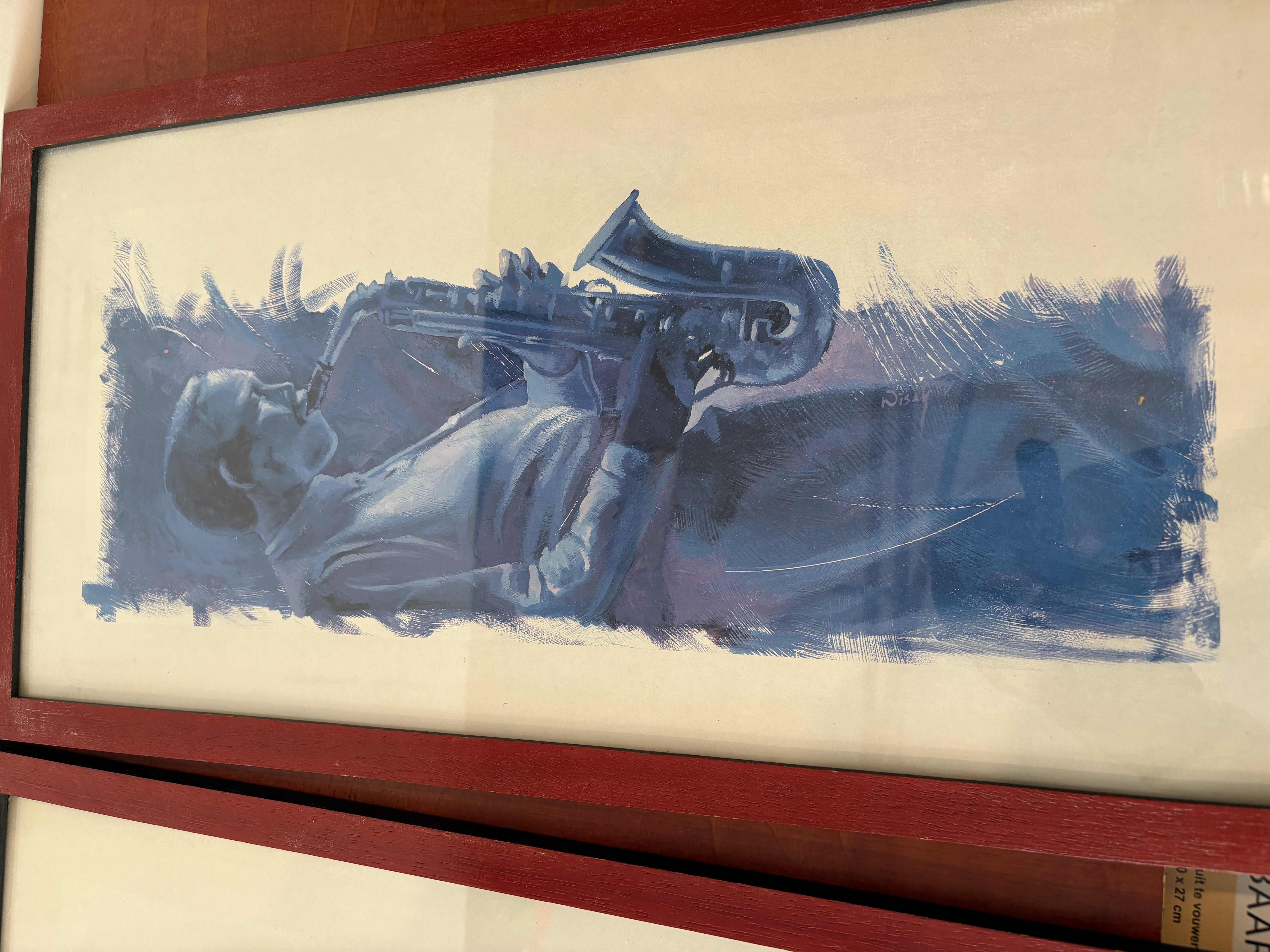 Schilderij van 2 jazz muziekanten – foto 5 – kavel bij GSD Auctions, Zoeterwoude