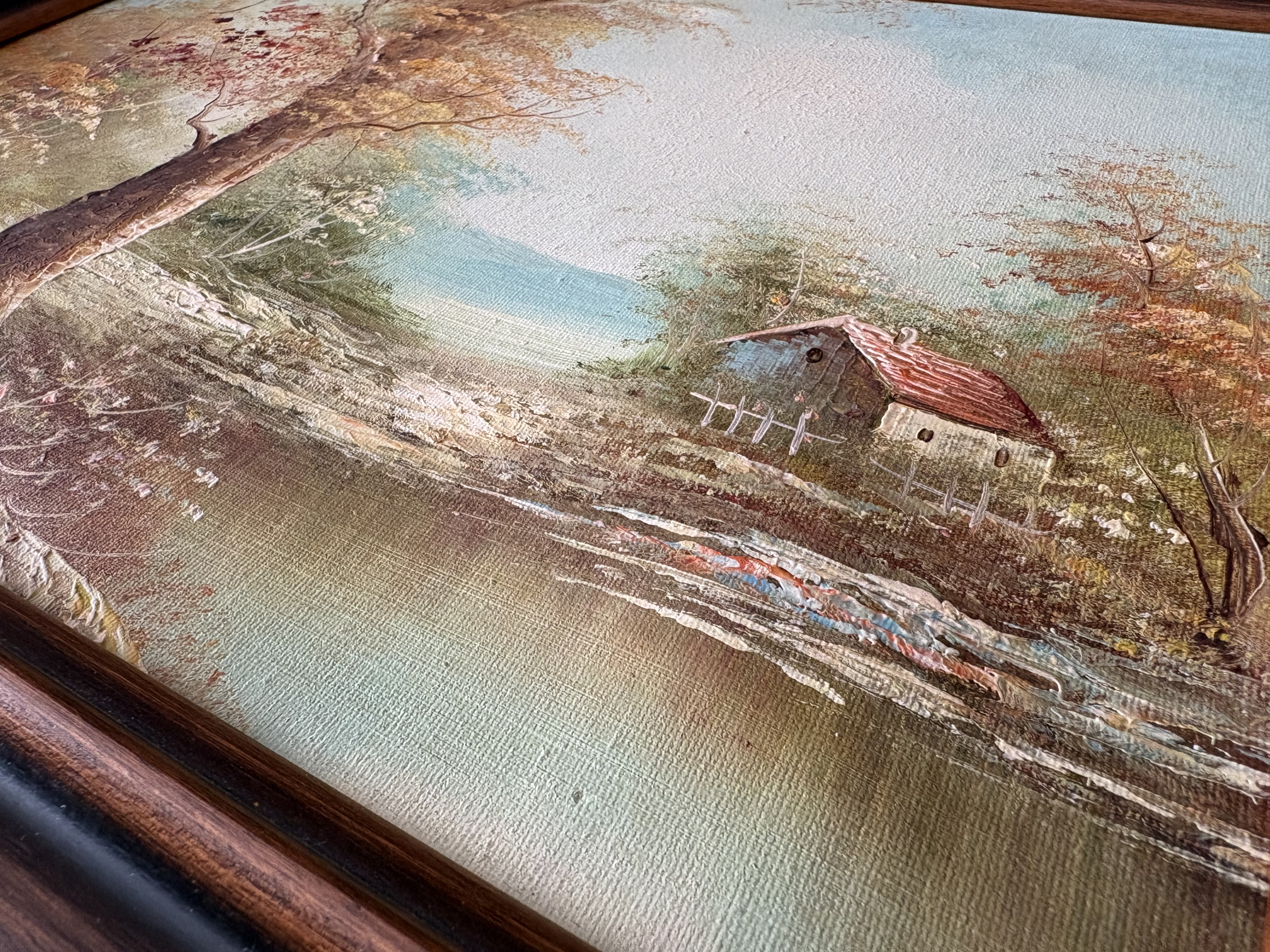 Olieverf schilderij Rivierlandschap van J.Carter – foto 7 – kavel bij GSD Auctions, Zoeterwoude