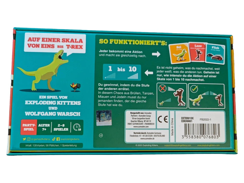 Exploding Kittens Auf einer Skala von Eins bis T-Rex Partysp – foto 2 – kavel bij GSD Auctions, Zoeterwoude