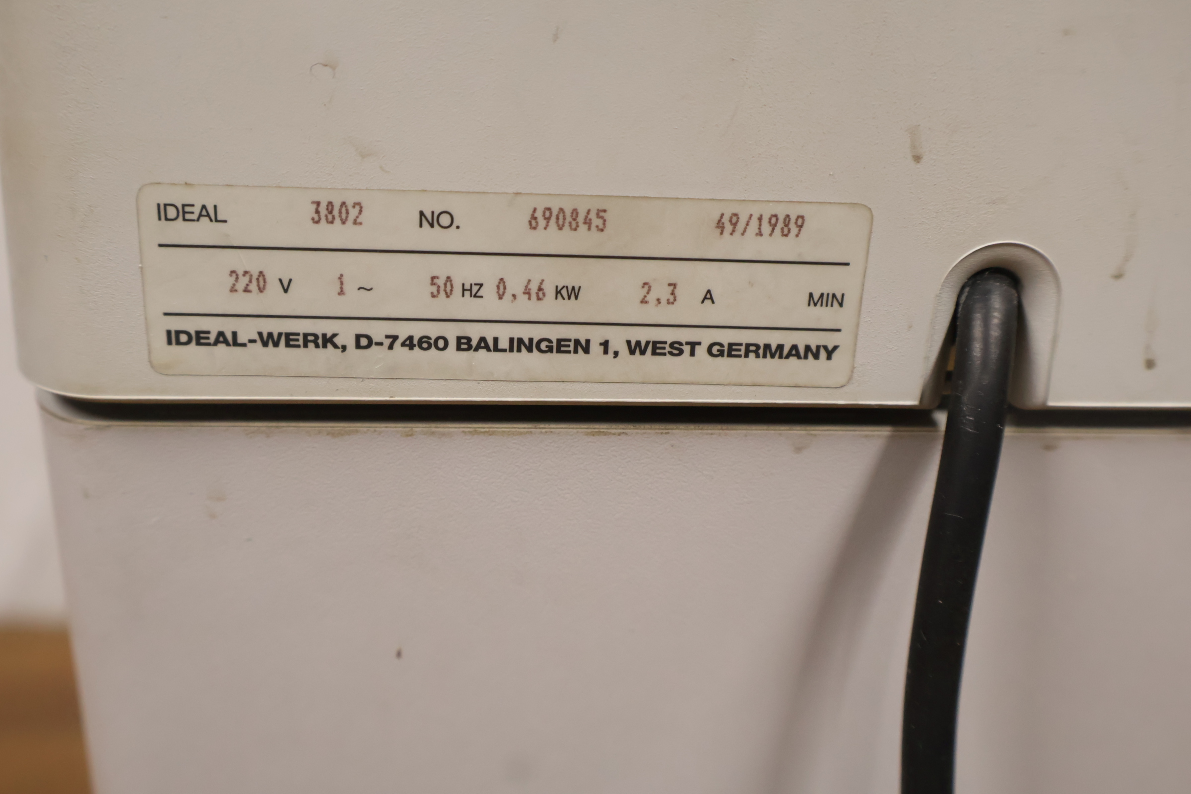 IDEAL-WERK Papierversnipperaar' – foto 14 – kavel bij GSD Auctions, Zoeterwoude