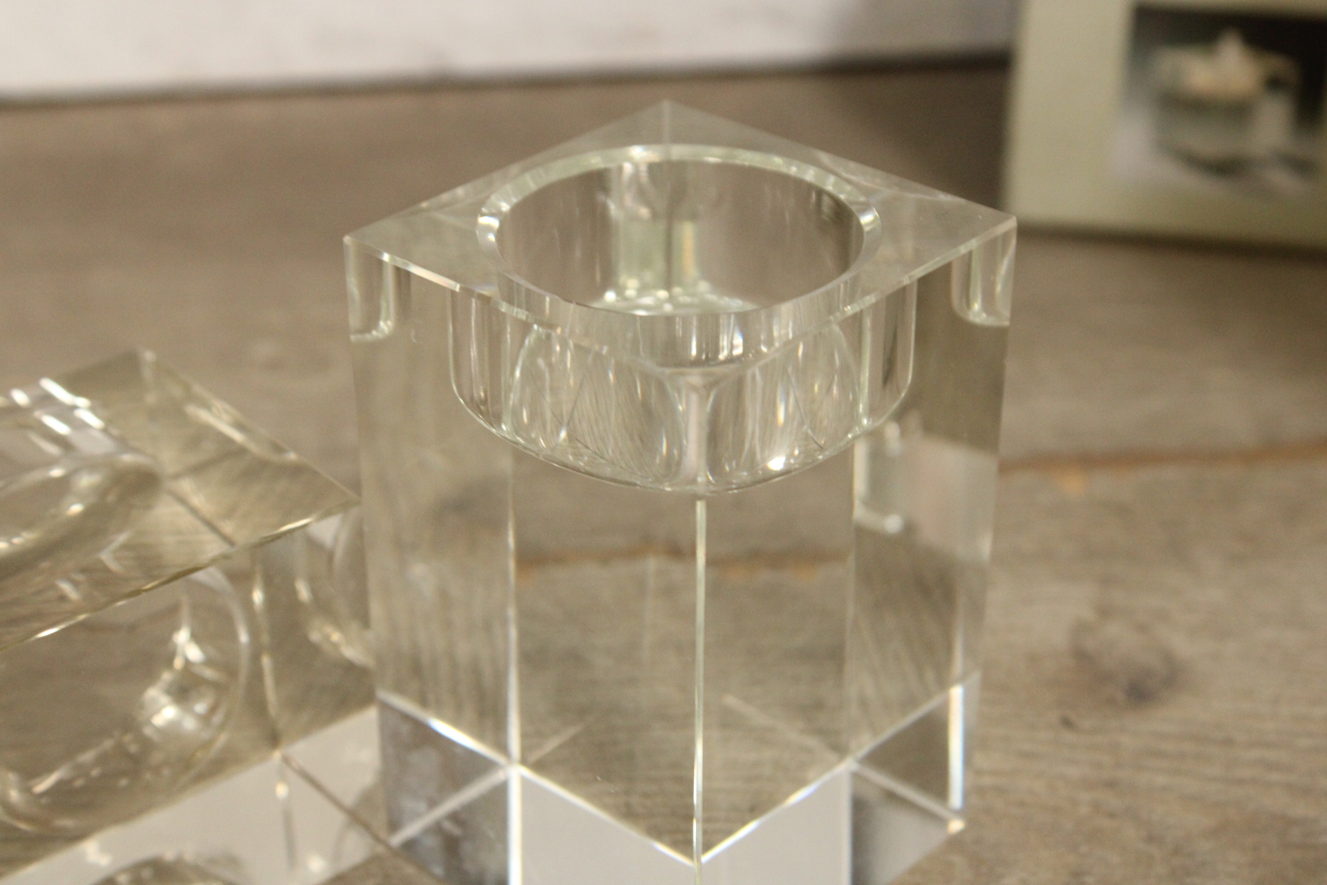 Kristallen waxinelichthouders 6 en 12 cm hoog' – foto 8 – kavel bij GSD Auctions, Zoeterwoude
