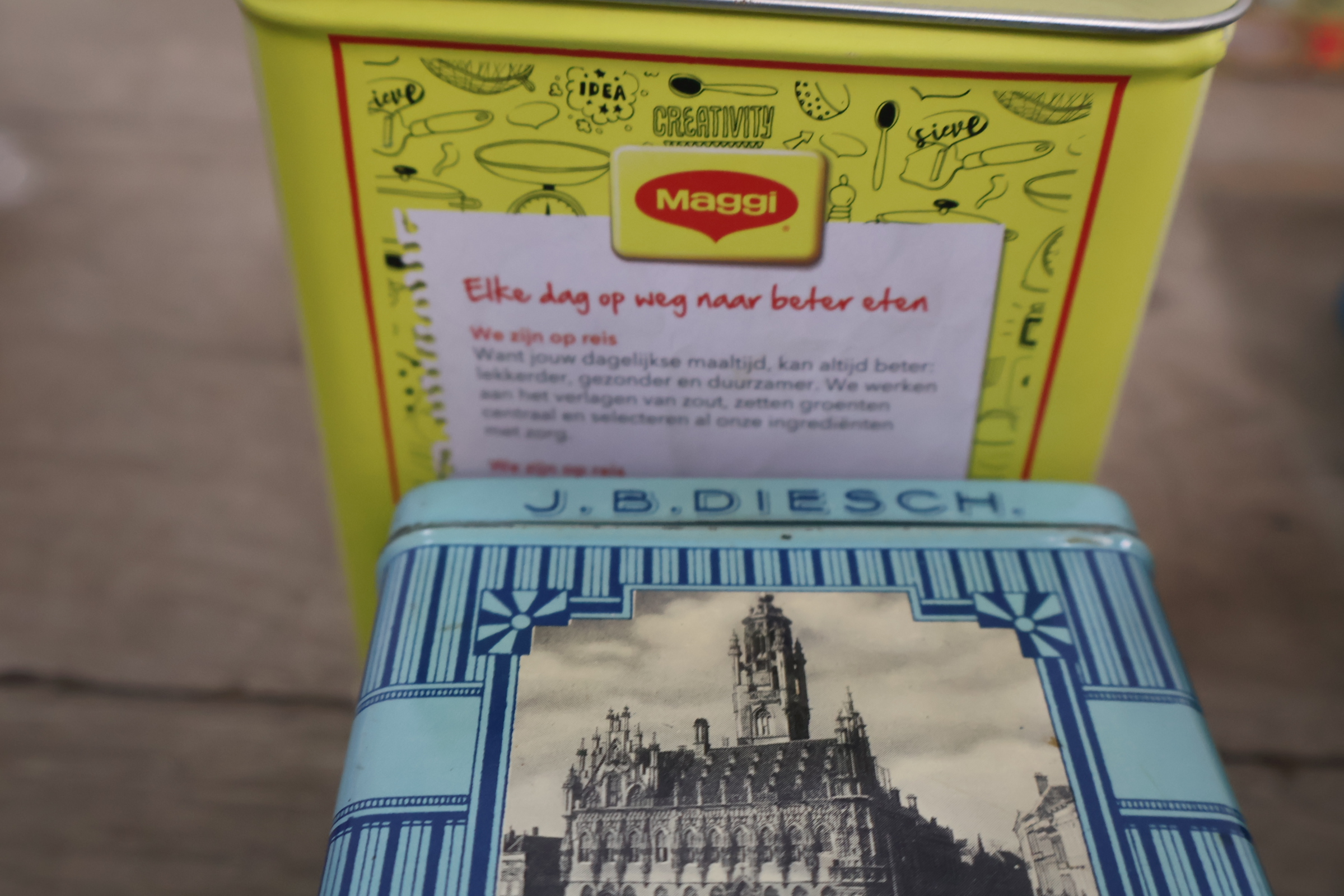Verzameling vintage blikken' – foto 14 – kavel bij GSD Auctions, Zoeterwoude