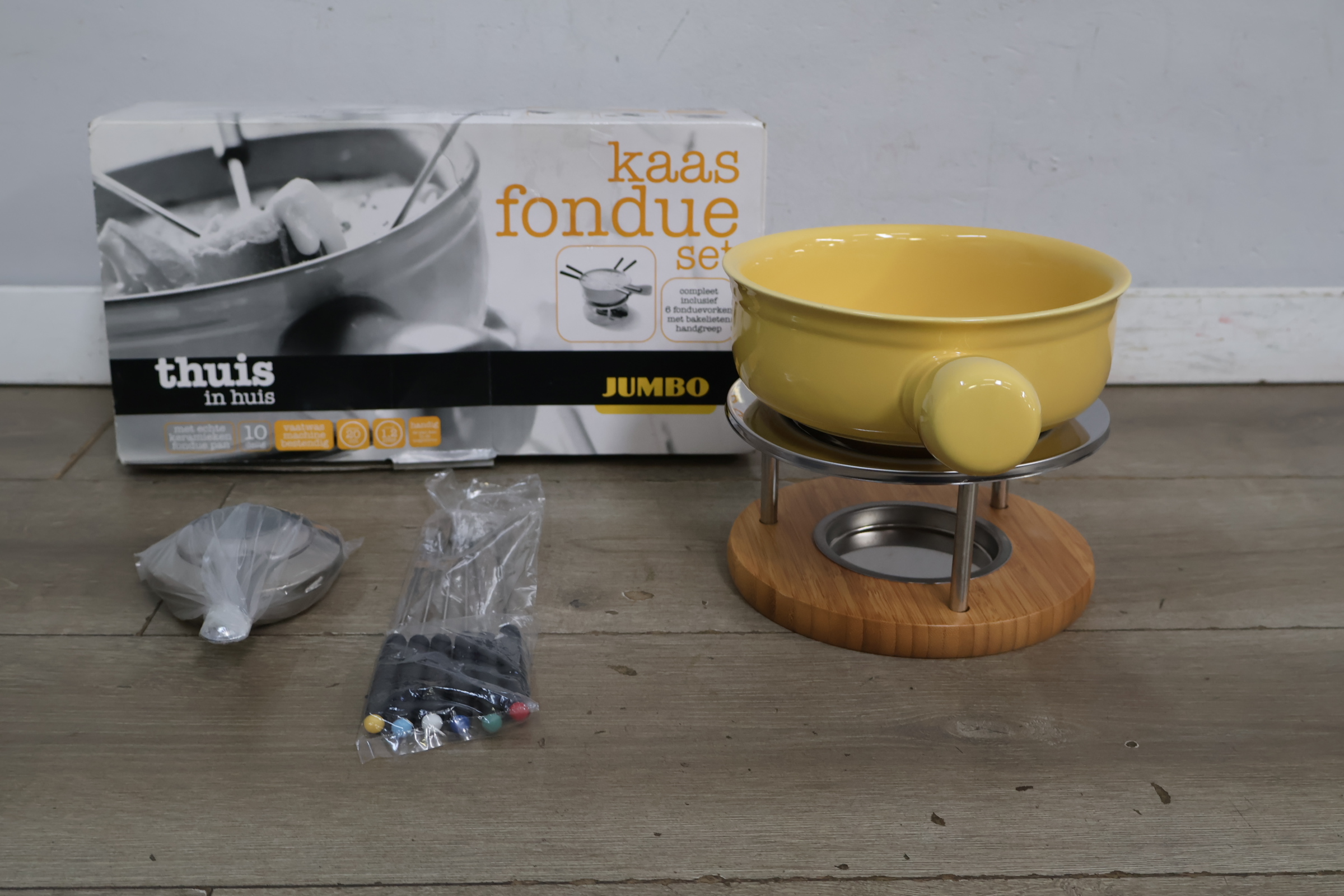 Kaasfondue set Jumbo' – foto 3 – kavel bij GSD Auctions, Zoeterwoude