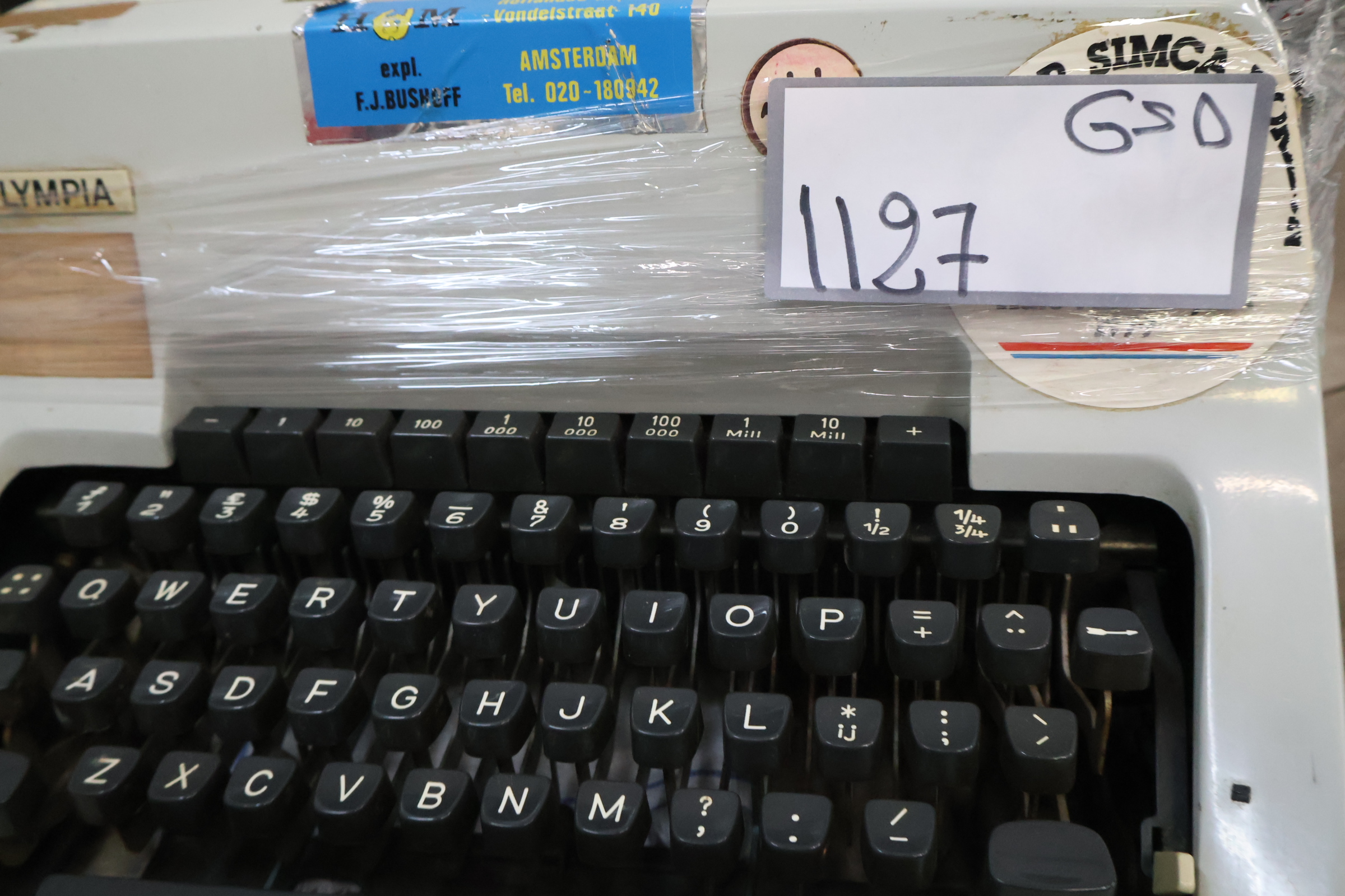 Olympia typemachine' – foto 18 – kavel bij GSD Auctions, Zoeterwoude