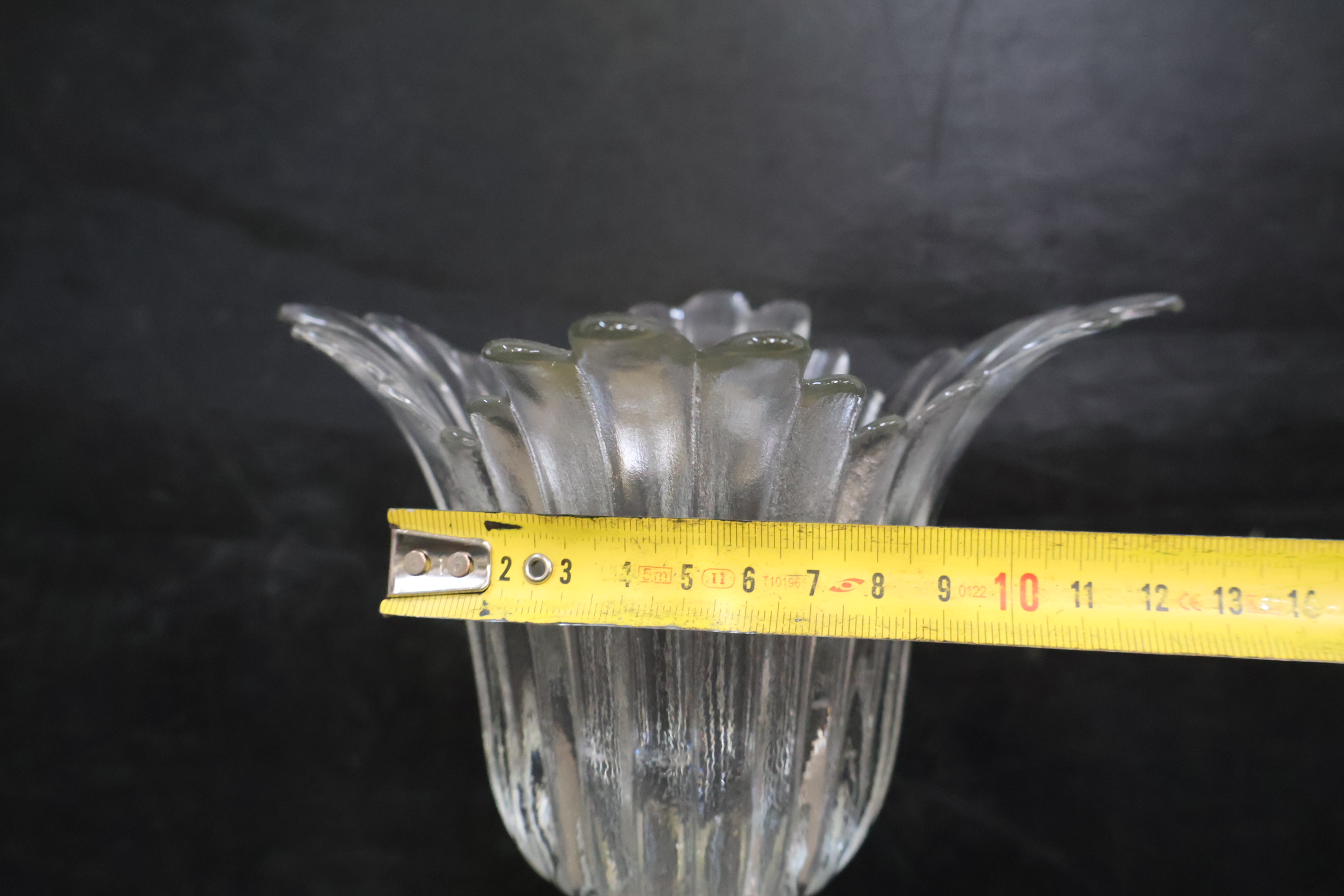 Set glazen kandelaren met bloemmotief' – foto 15 – kavel bij GSD Auctions, Zoeterwoude