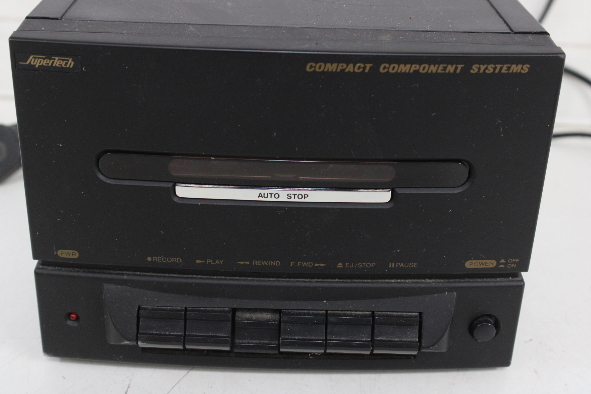 SuperTech Compact Component Systems cd-speler' – foto 4 – kavel bij GSD Auctions, Zoeterwoude