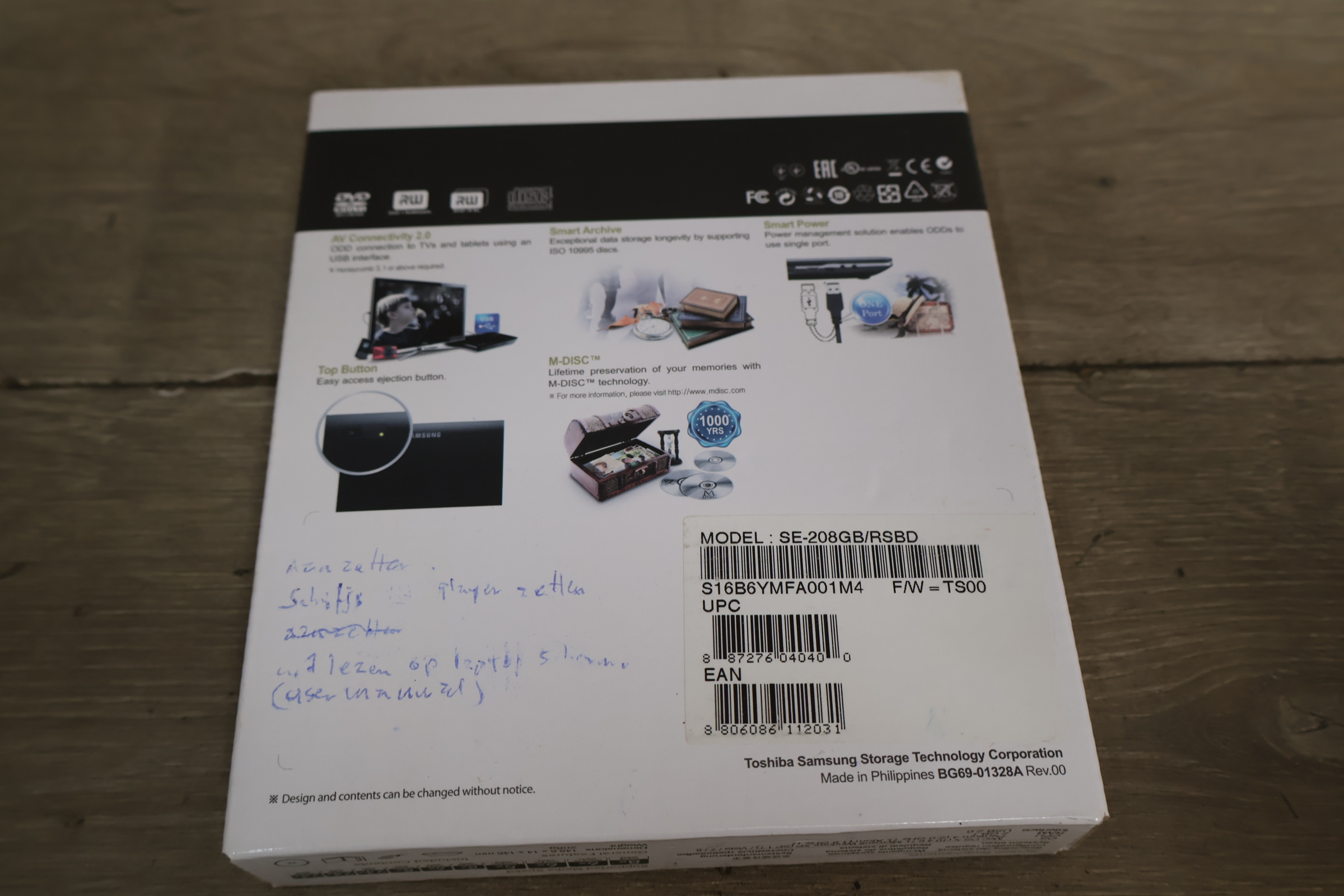 Samsung Ultra Thin DVD Writer SE-208 – foto 7 – kavel bij GSD Auctions, Zoeterwoude