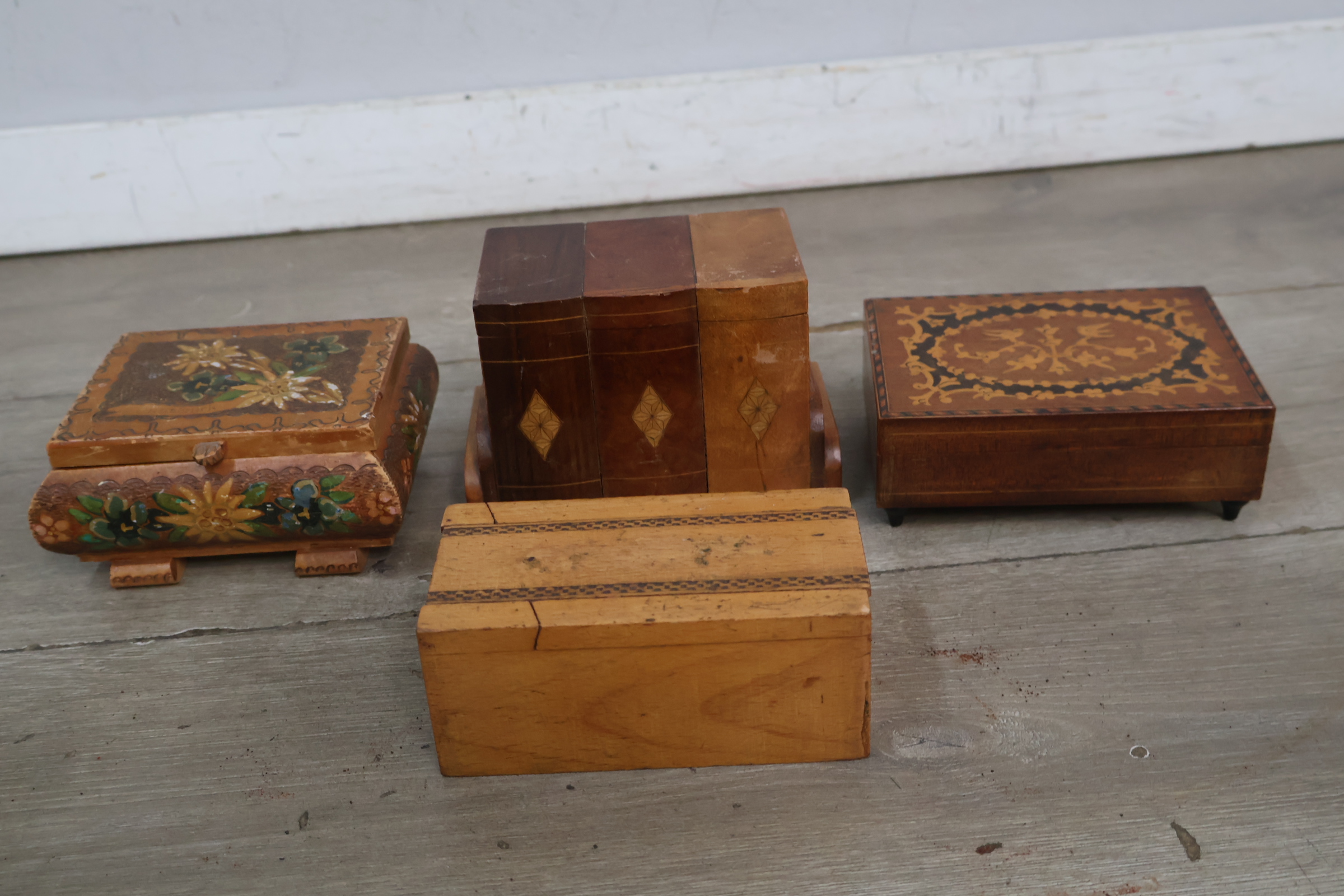 Set houten sieraden- en opbergdozen – foto 3 – kavel bij GSD Auctions, Zoeterwoude