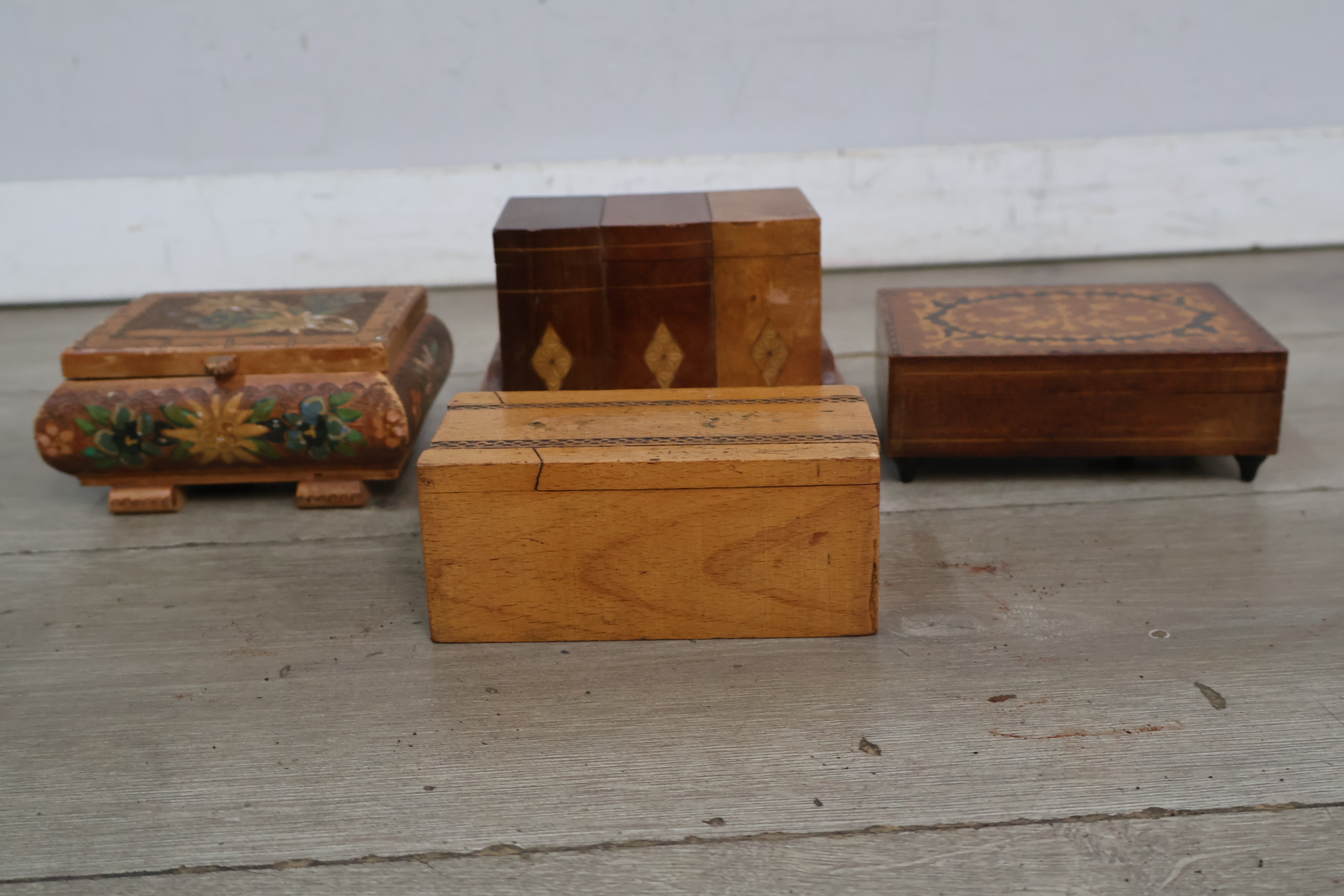 Set houten sieraden- en opbergdozen – foto 4 – kavel bij GSD Auctions, Zoeterwoude