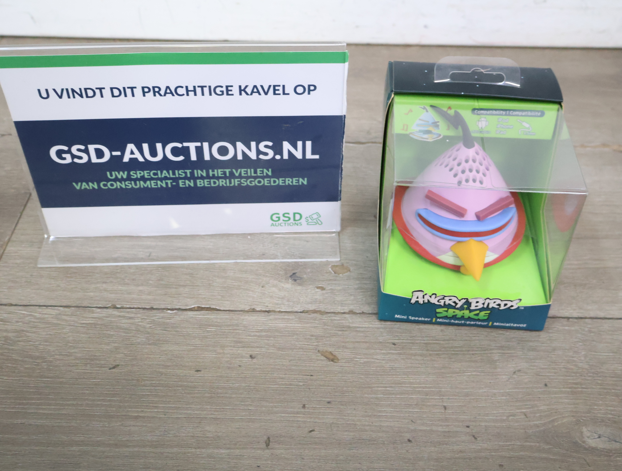 Angry Birds Space mini speaker' – foto 2 – kavel bij GSD Auctions, Zoeterwoude