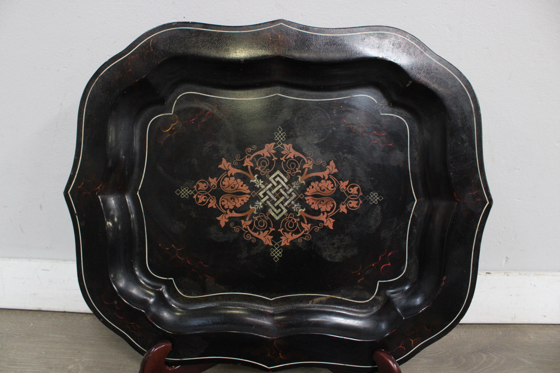 Set van 3 vintage metalen dienbladen – foto 3 – kavel bij GSD Auctions, Zoeterwoude