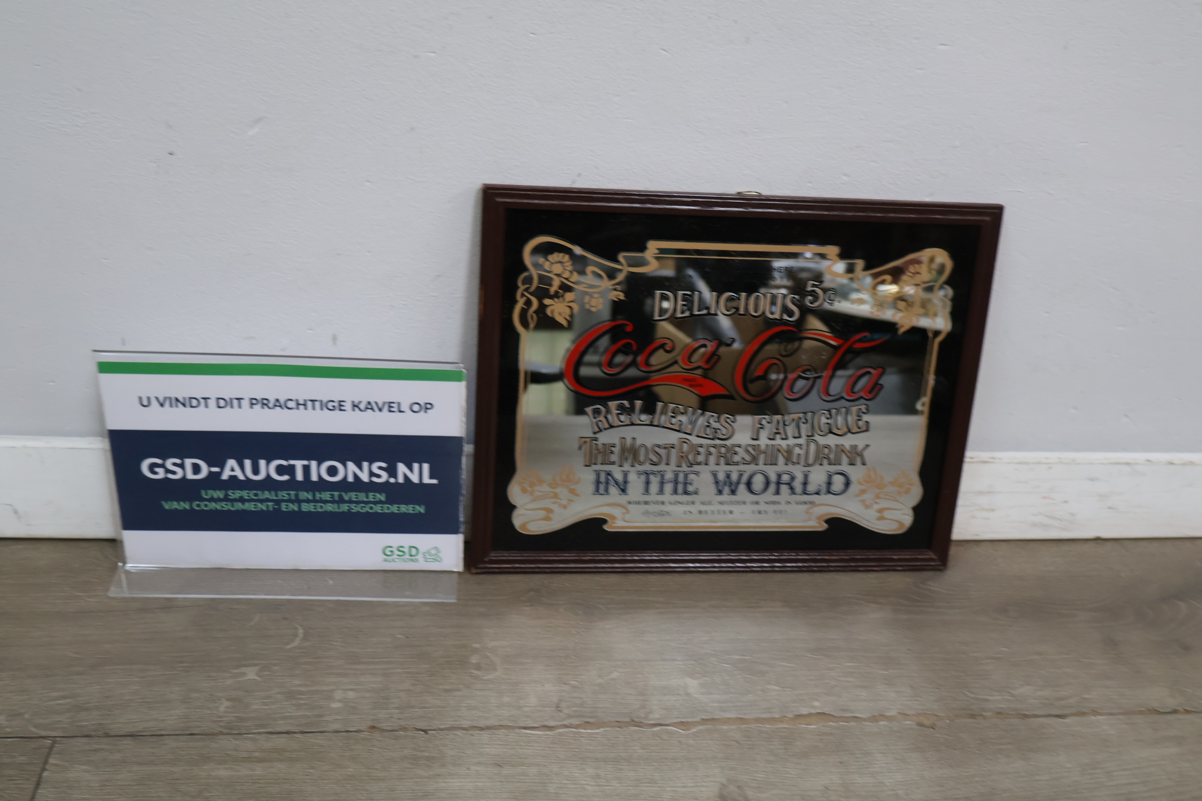 Coca-Cola spiegel - vintage – foto 2 – kavel bij GSD Auctions, Zoeterwoude