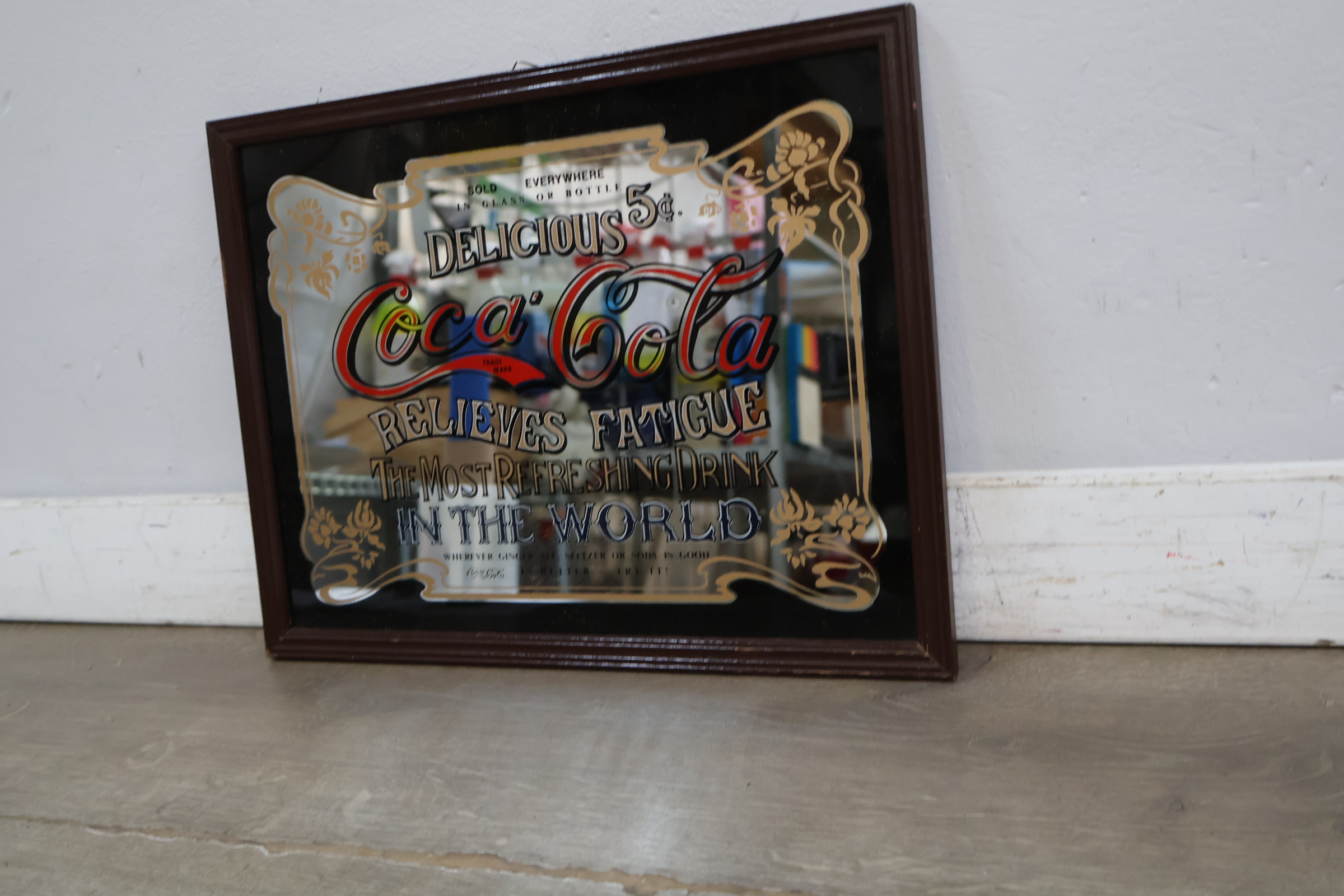 Coca-Cola spiegel - vintage – foto 7 – kavel bij GSD Auctions, Zoeterwoude